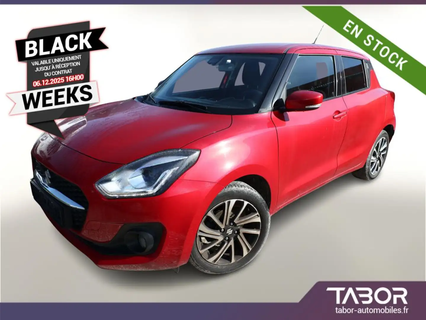 Suzuki Swift 1.2 Dualjet 83 Comfort+ LED ACC Rouge - 1