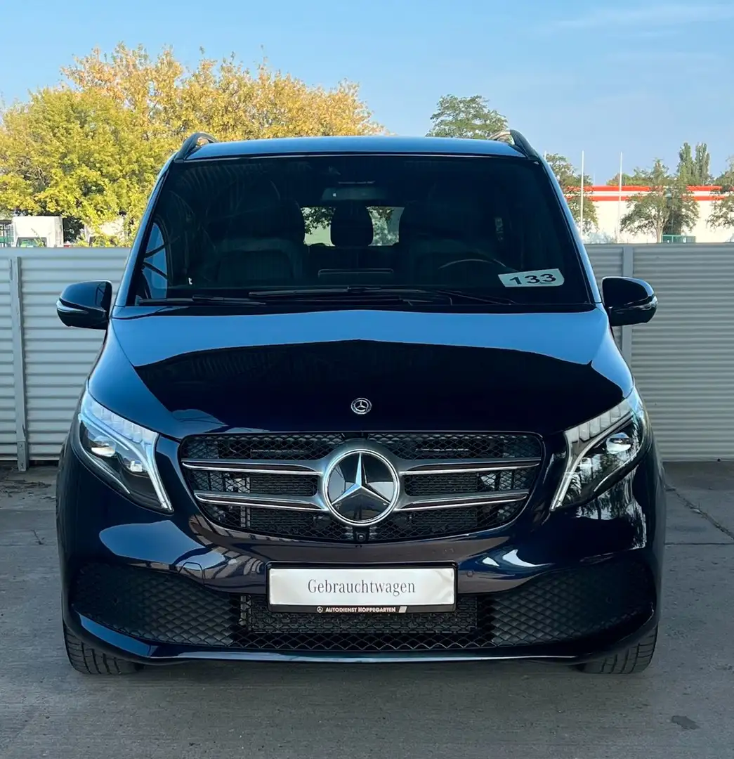 Mercedes-Benz V 250 LANG 4M LEDER PANO MBUX 360° AHK EL. TÜREN Blau - 2