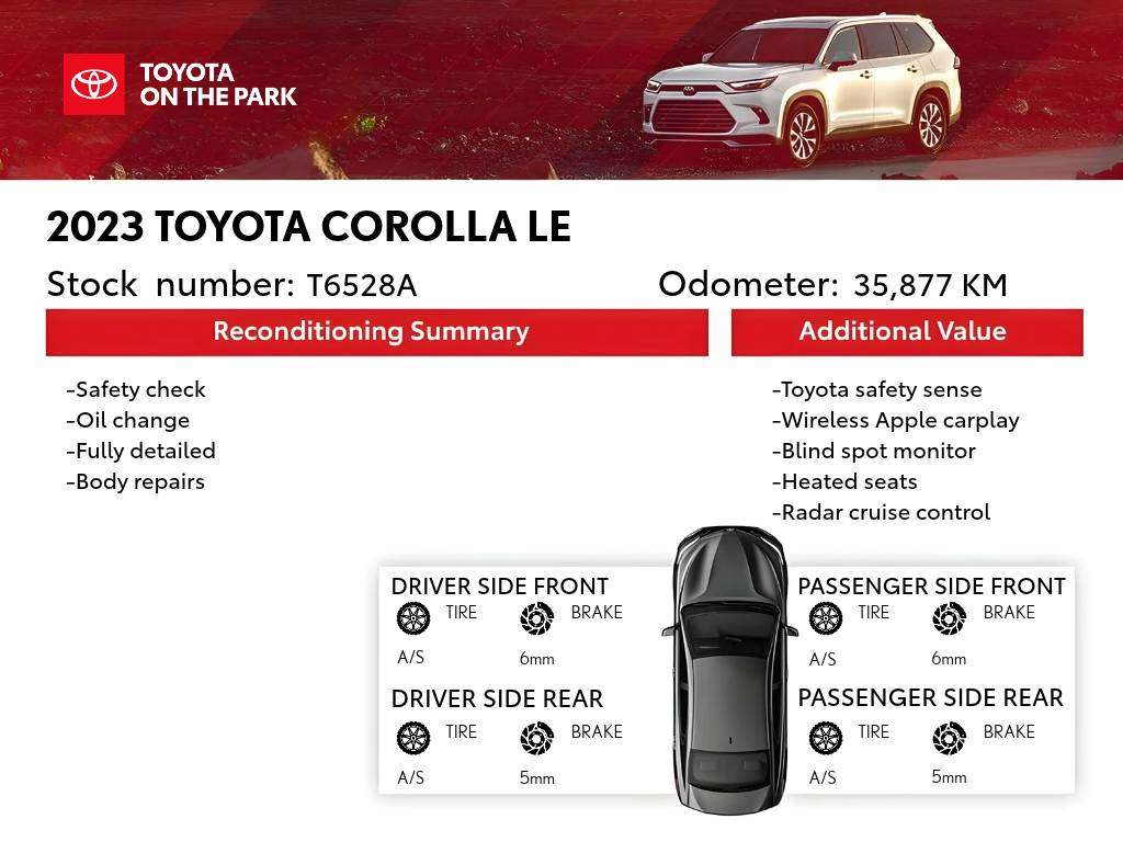 2023 Toyota Corolla Sedan