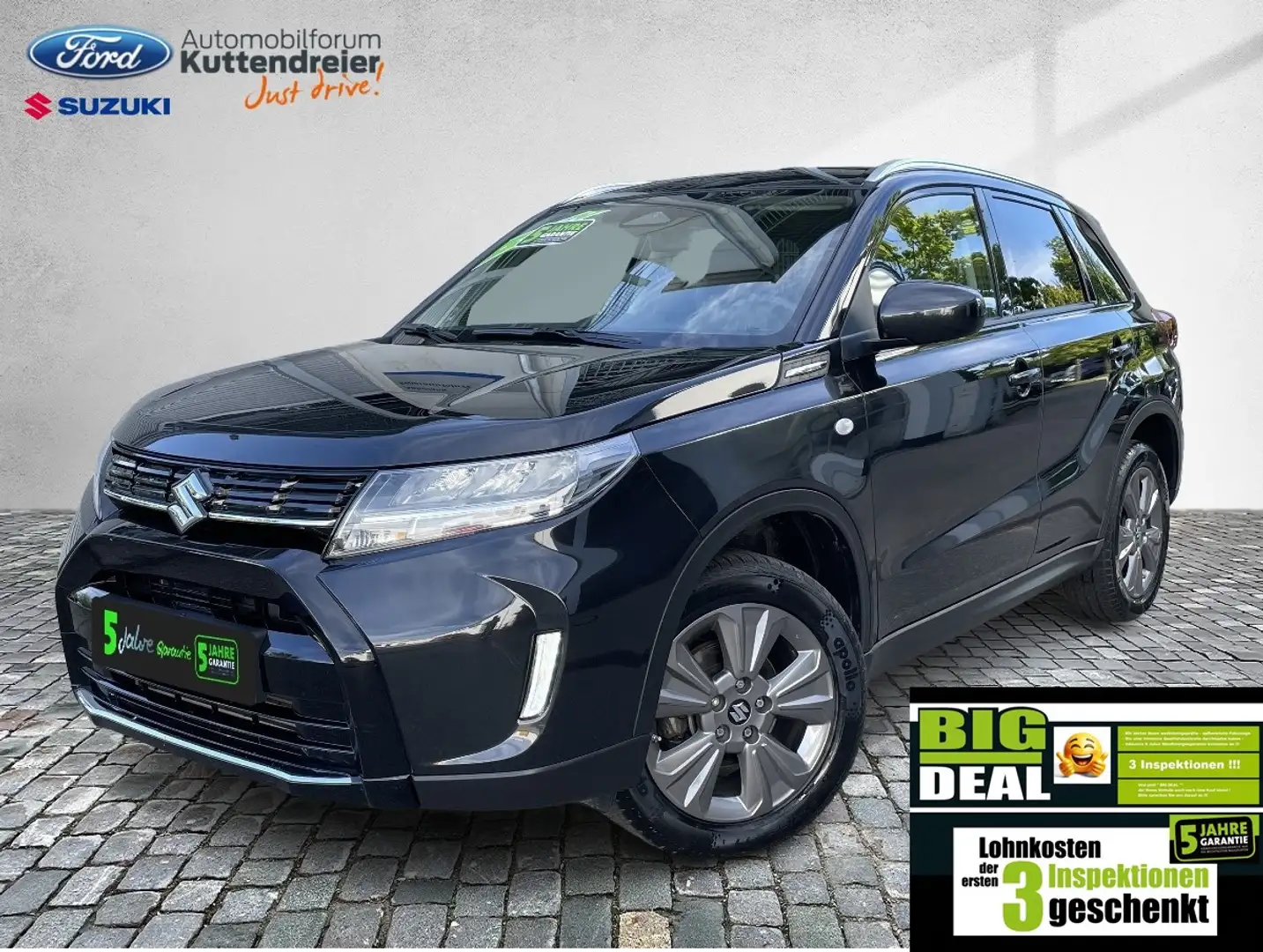 Suzuki Vitara 4x2 Comfort Navi Kamera LED Alarm PDC SHZ Zwart - 1