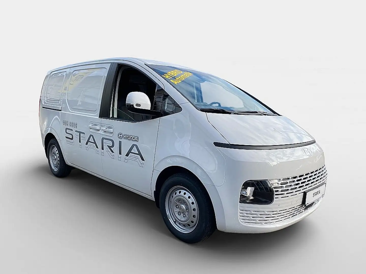 Hyundai STARIA Van HEV Kastenwagen 1.6 T-GDi HEV Lederlenk Weiß - 2