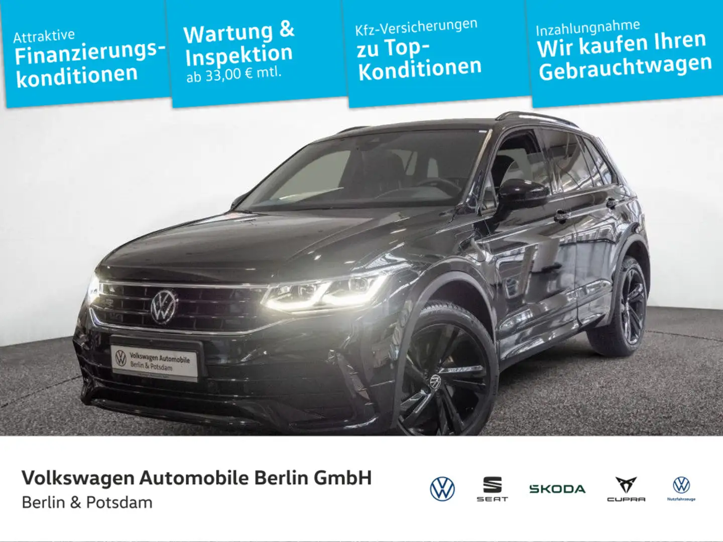 Volkswagen Tiguan 1.4 TSI eHybrid R-Line Black-Style DCC AH Schwarz - 1