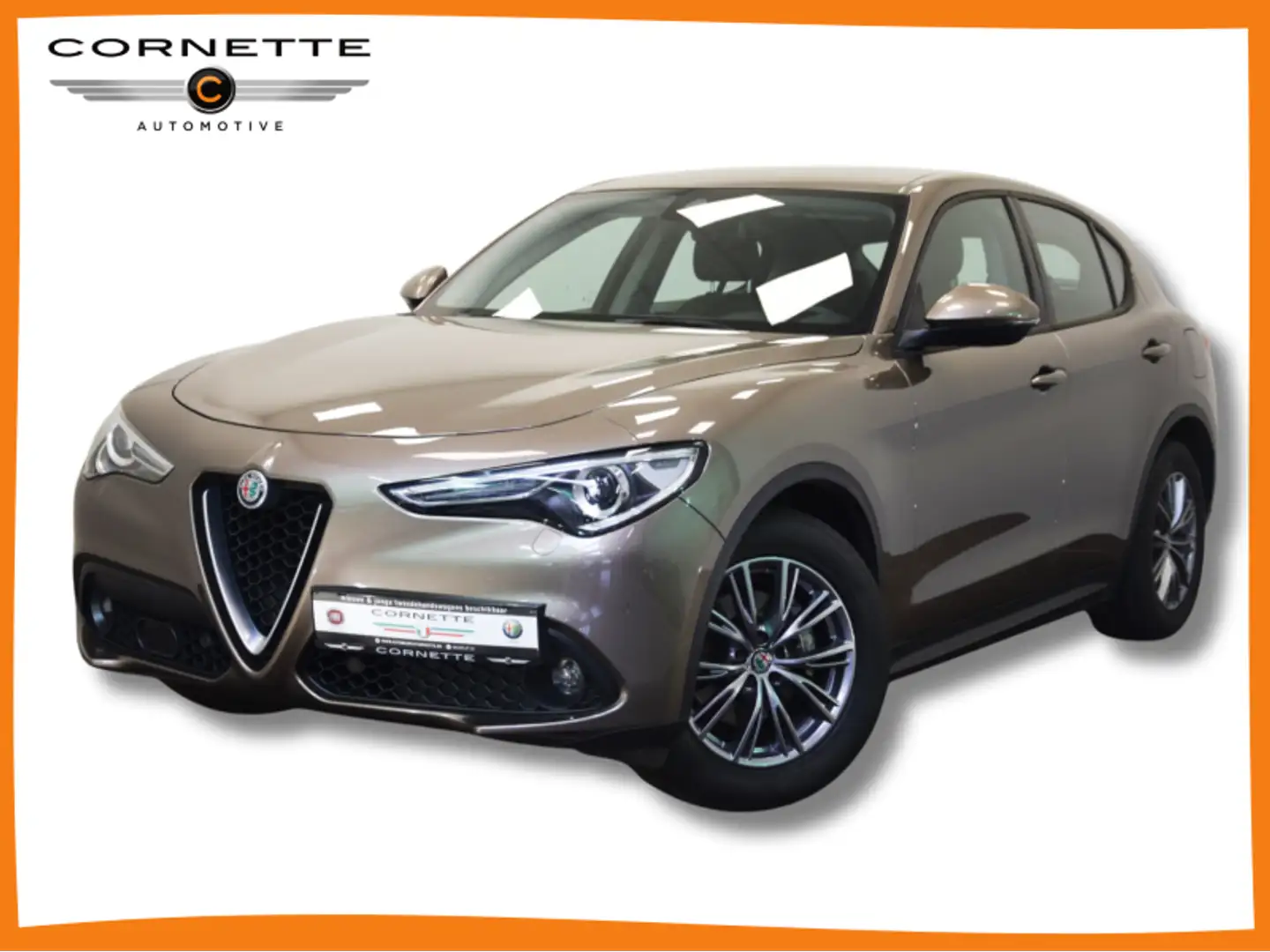 Alfa Romeo Stelvio 2.2 JTD Super Dab ACC Cam Leder Xenon Harman/Kardo Bronze - 1