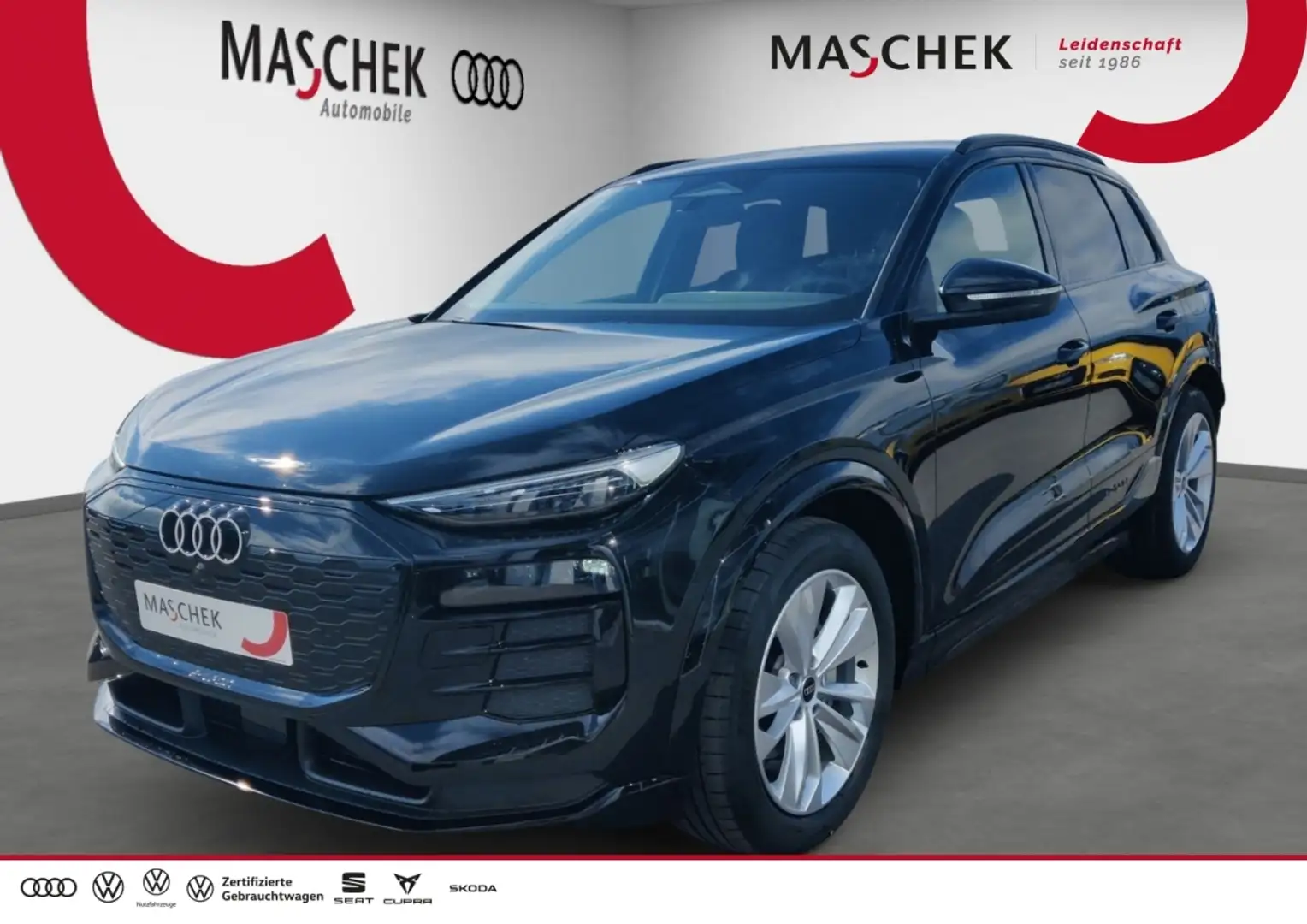 Audi Q6 e-tron Performance TechPRO AHK S-Line 5JGar e-tron Schwarz - 1