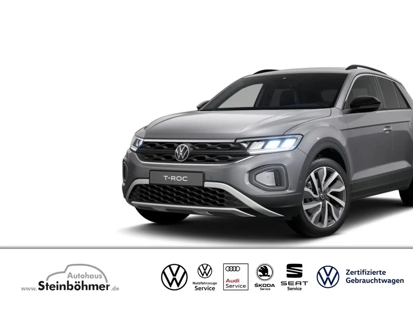 Volkswagen T-Roc GOAL 1.5 TSI DSG RearView Navi Plus-Paket Grau - 1