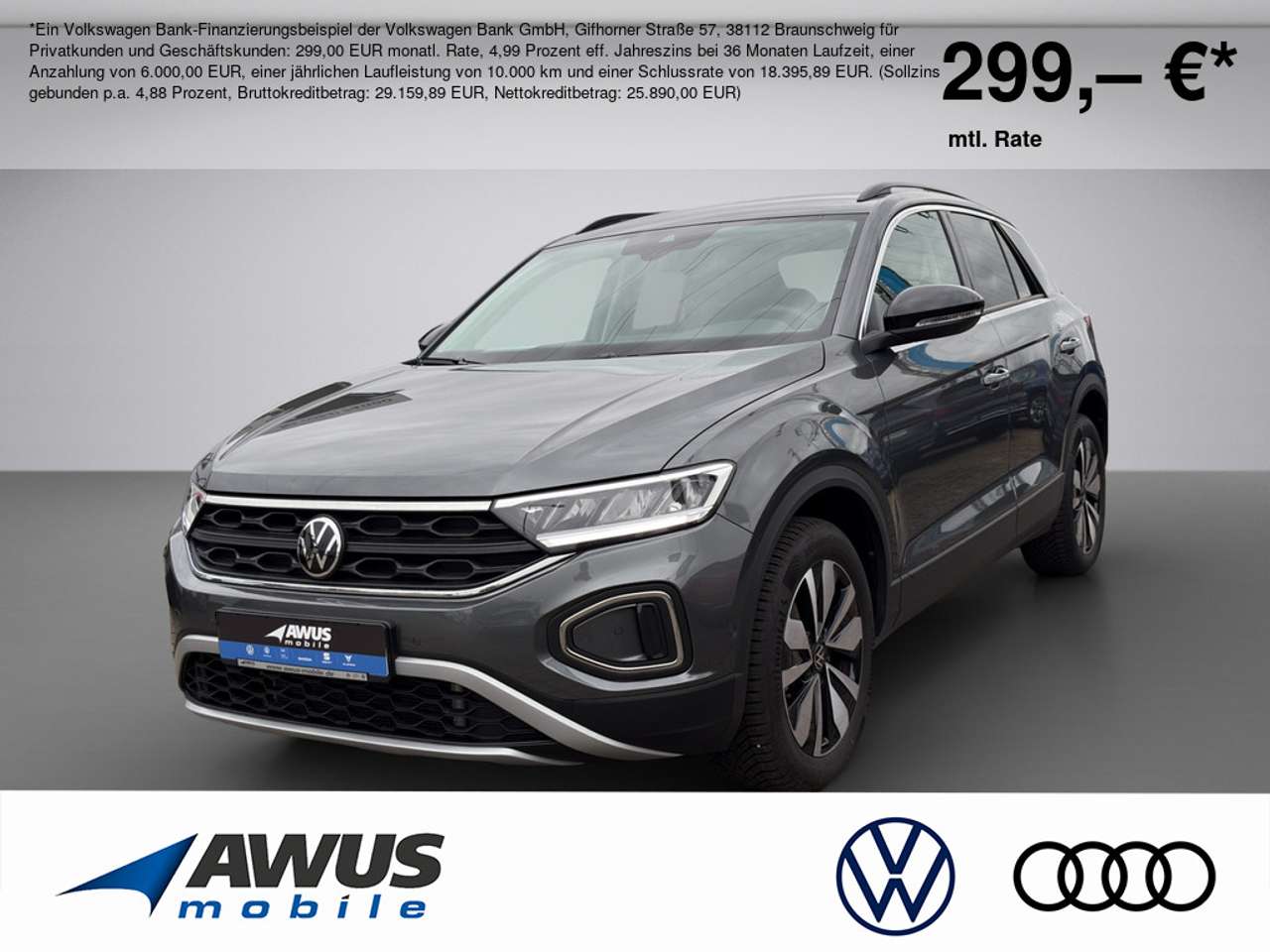 Volkswagen T-Roc — Volkswagen T-Roc Goal 2.0 TDI 6-Gang Rückfahrkamera, AHK, App-Connect