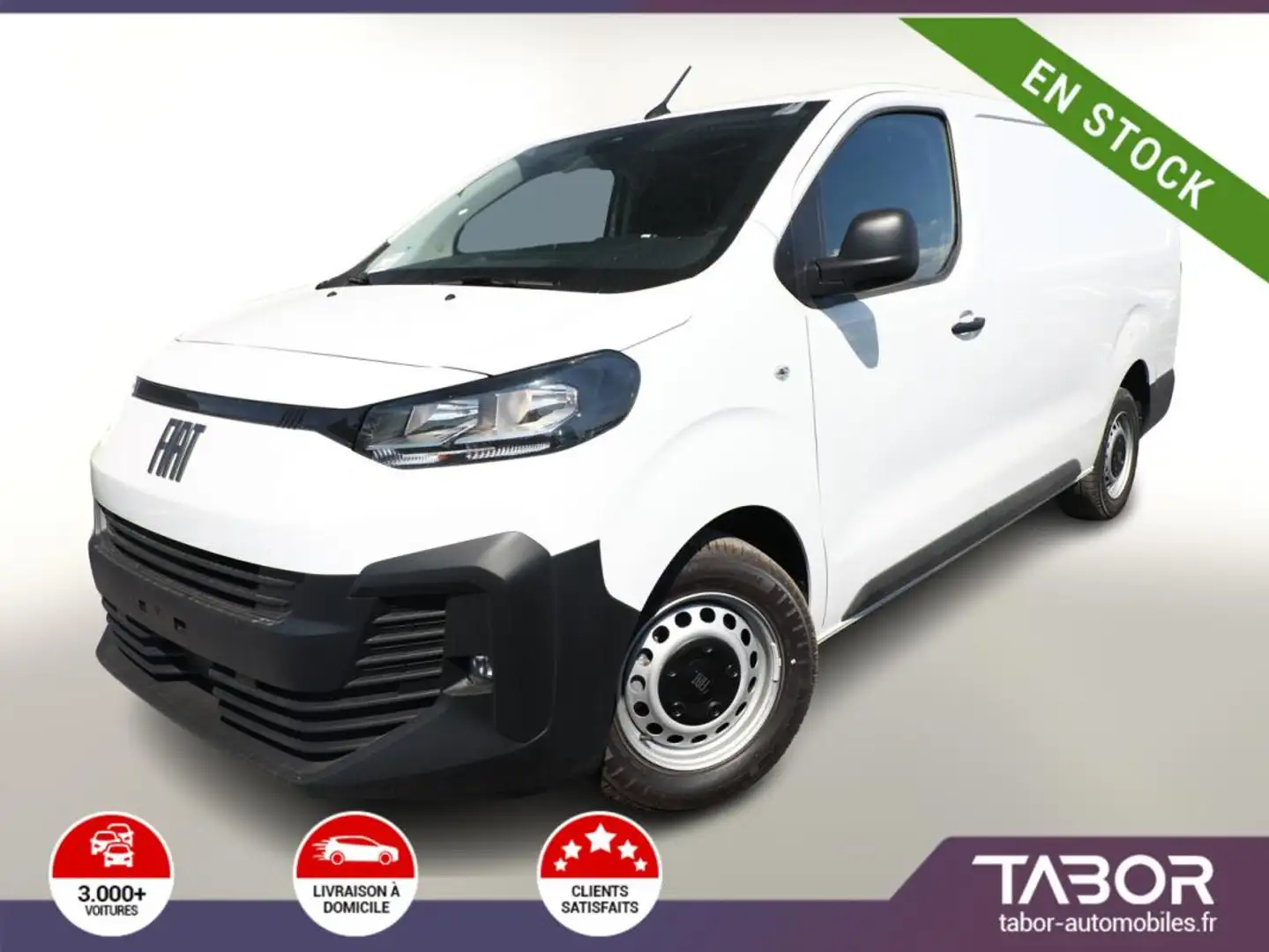 Fiat Scudo 144 L3 eCall Reg. Radars Clim BT DAB Blanc - 1
