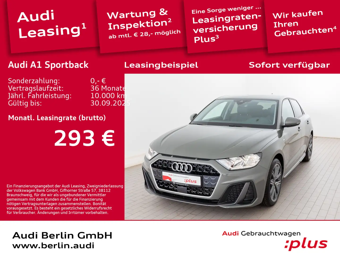 Audi A1 S line 25 TFSI 5-Gang SITZHZG PDC Grau - 1