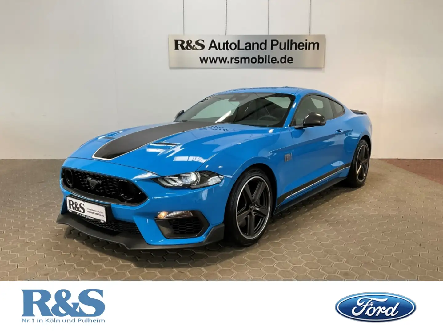 Ford Mustang Mach 1 V8 5.0+Magne Ride+LED+B&O+Kamera Bleu - 1