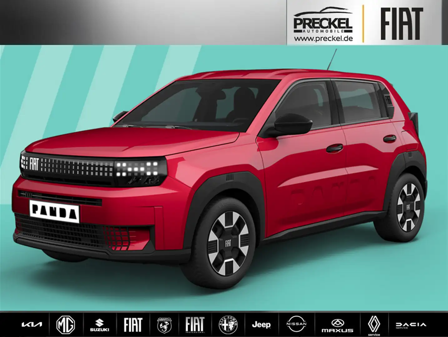 Fiat Grande Panda ✨Icon Hybrid 🚀 Rot - 1