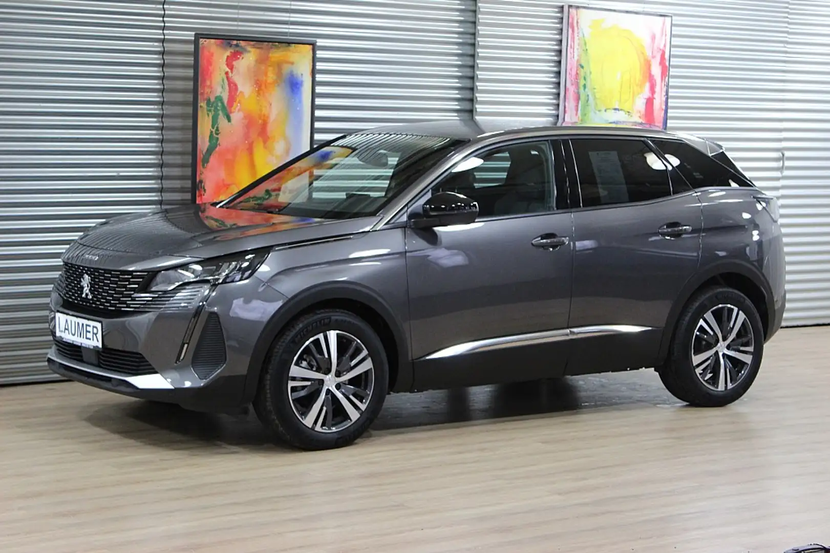 Peugeot 3008 PureTech 130 6-Gang-Manuell Allure Grijs - 1