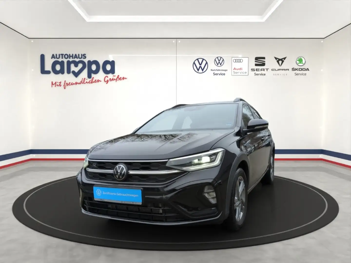 Volkswagen Taigo R-Line 1.5 TSI DSG NAV,RFK,SHZ,ACC,DAB+,Matrix-LED Schwarz - 1