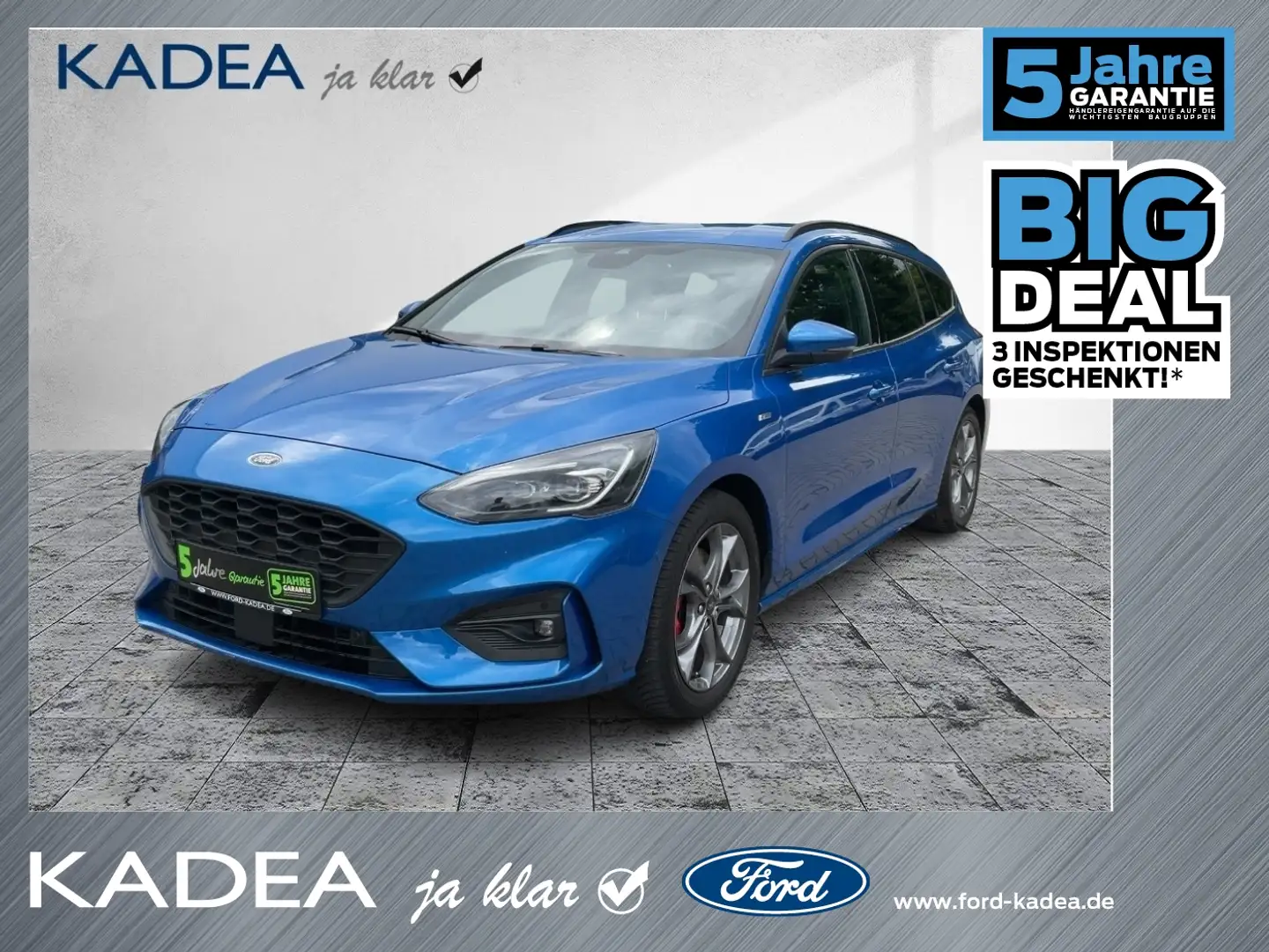 Ford Focus Turnier EcoBoost ST-Line X 155PS*LED*KAM Azul - 1