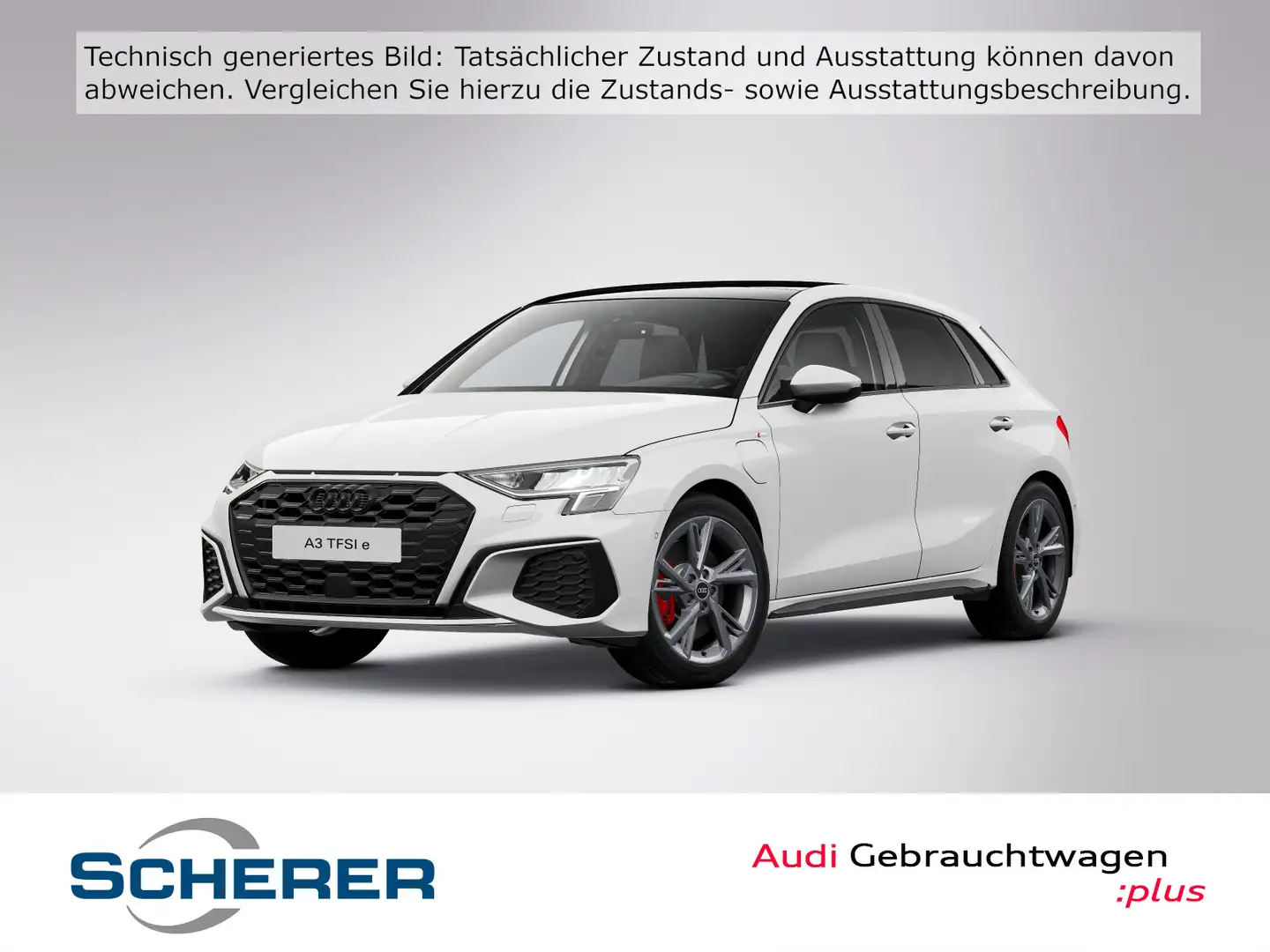 Audi A3 SportbackS line 45 TFSIe PANO SHZ KAM MMI 18" Weiß - 1