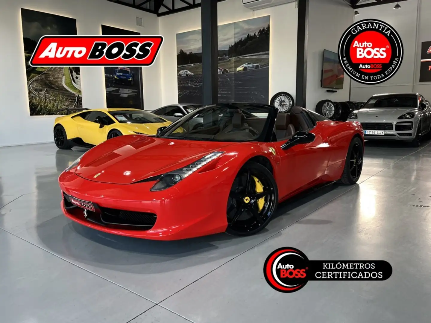 Ferrari 458 Spider Rojo - 1