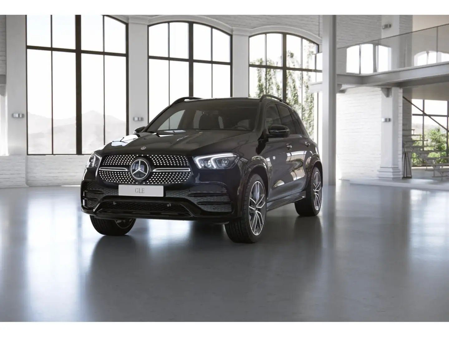 Mercedes-Benz GLE 350 de 4M AMG BURM NIGHT WIDE MEMO 360 AHK Schwarz - 2