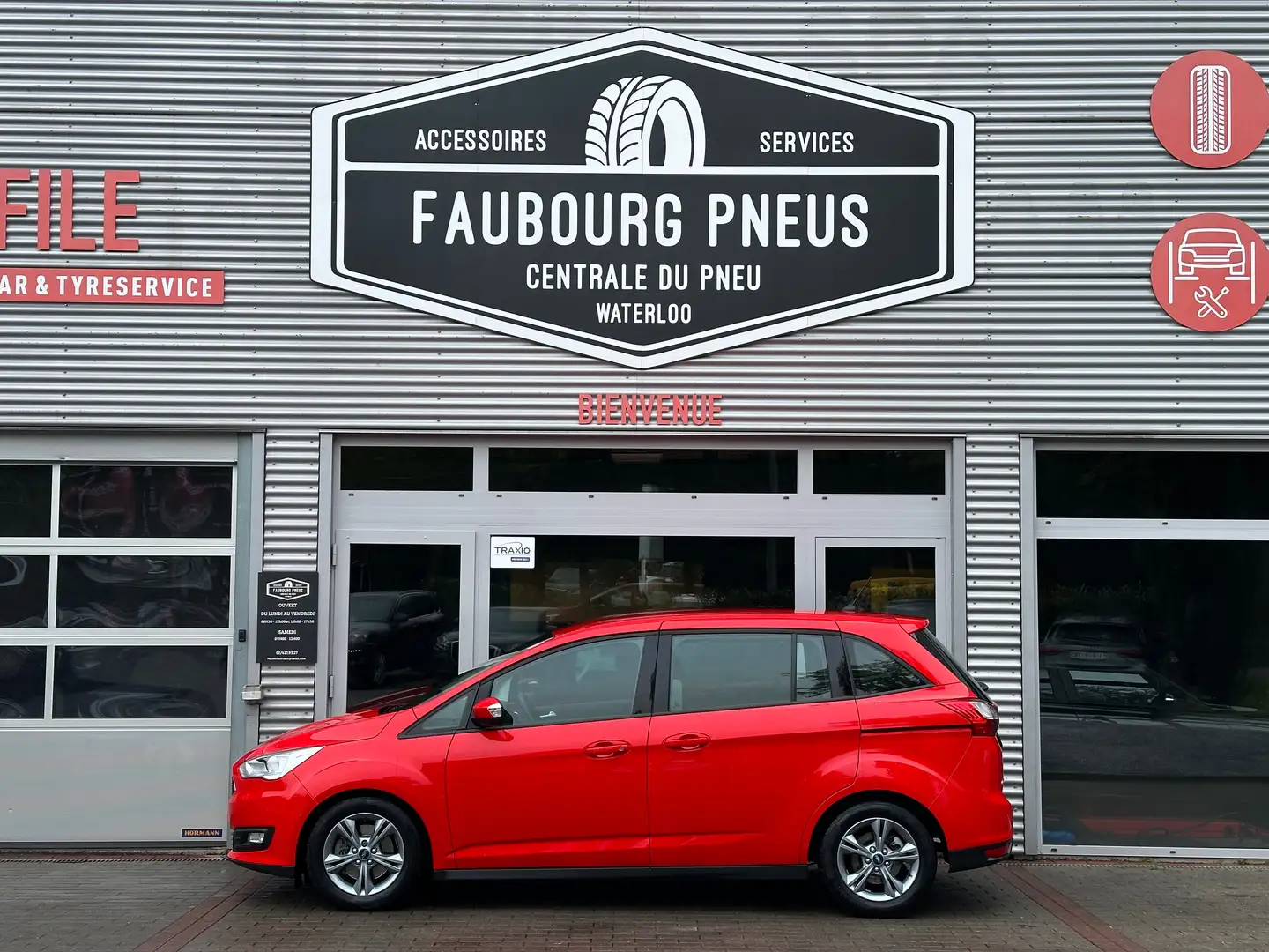 Ford C-Max *1-PROPRIETAIRE*EURO-6b*NAVIGATION*CLIMATISATION* Rosso - 2
