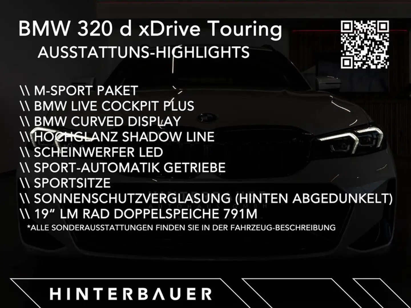 BMW 320 d xDrive Touring Aut.*M-SPORT*LED*CURVED-D* Wit - 2