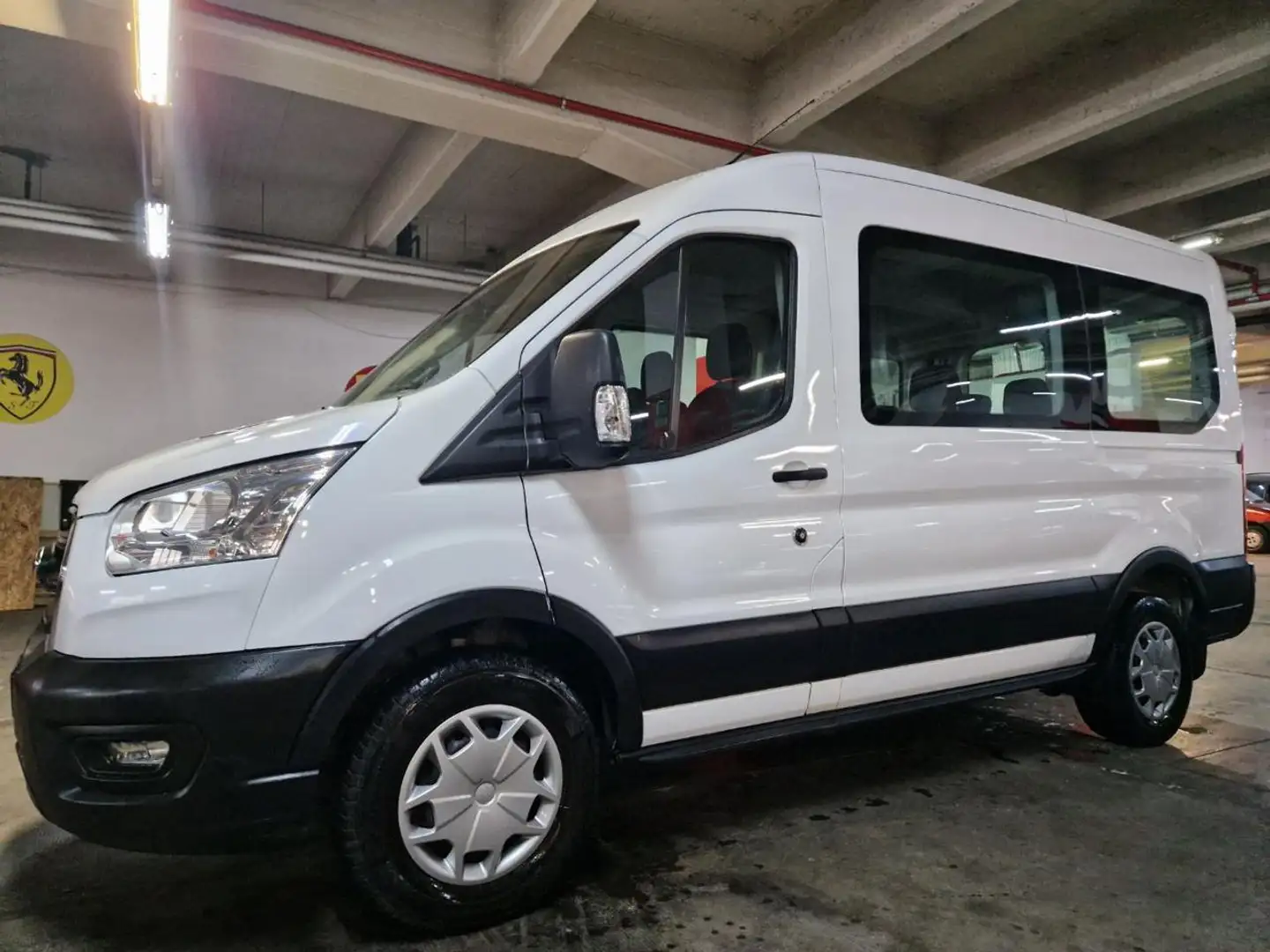 Ford Transit 350 CV.130 MHEV DIESEL+ IVA 22% 9 POSTI KM.67.000 Blanc - 1