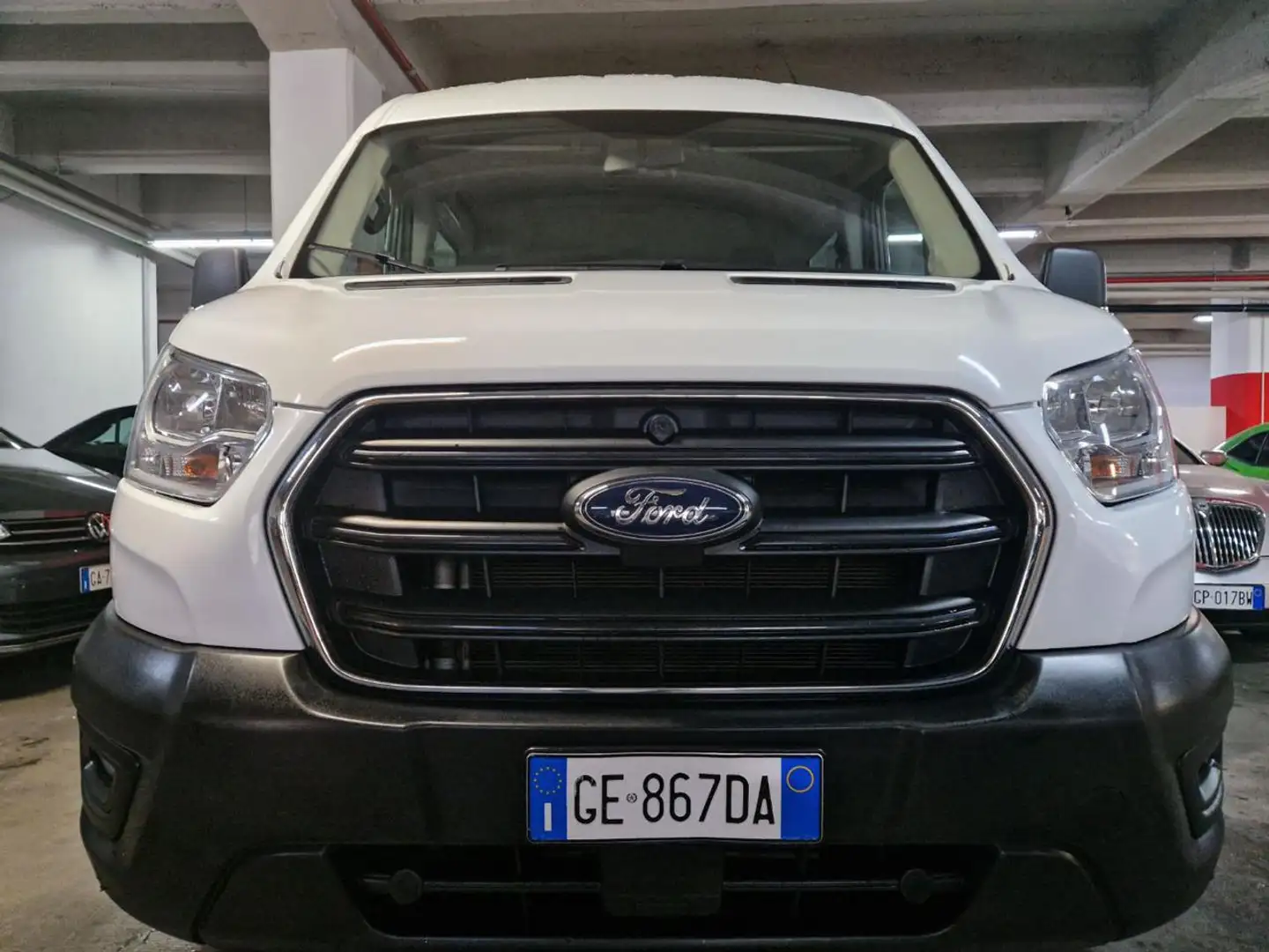 Ford Transit 350 CV.130 MHEV DIESEL+ IVA 22% 9 POSTI KM.67.000 Blanc - 2