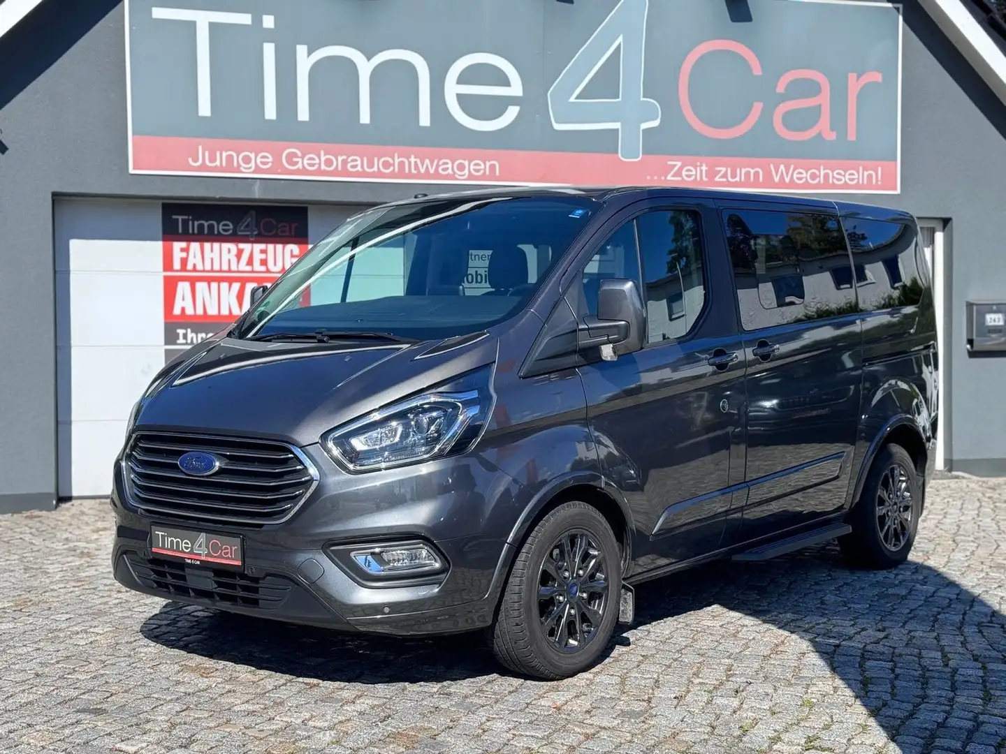 Ford Tourneo Custom Tourneo Cust 320 L1 Titanium LED AHK STHZ Leder Gris - 1