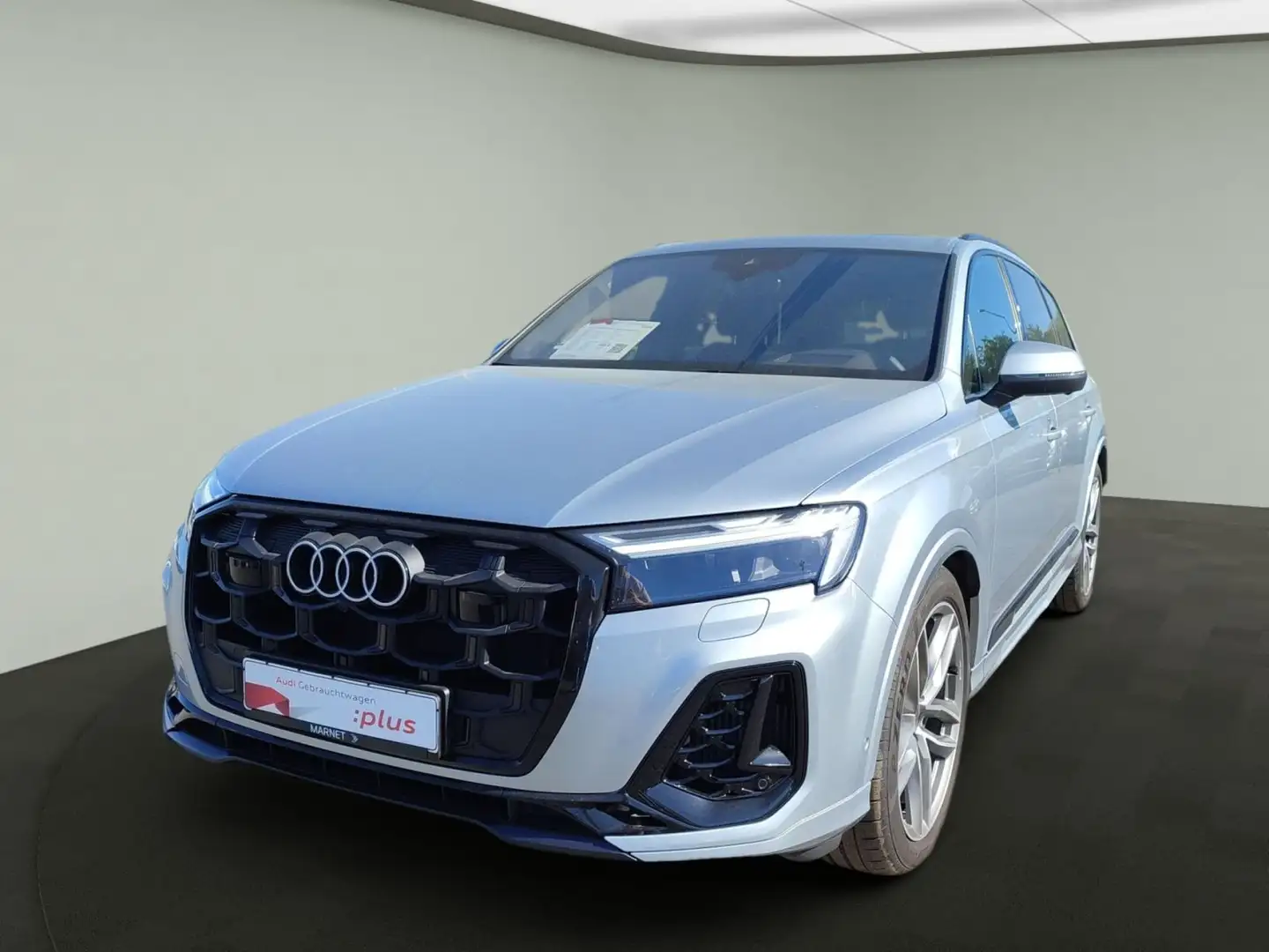Audi Q7 55 TFSI e quattro S line*Matrix*B&O*HUD*AHK*P Silber - 2