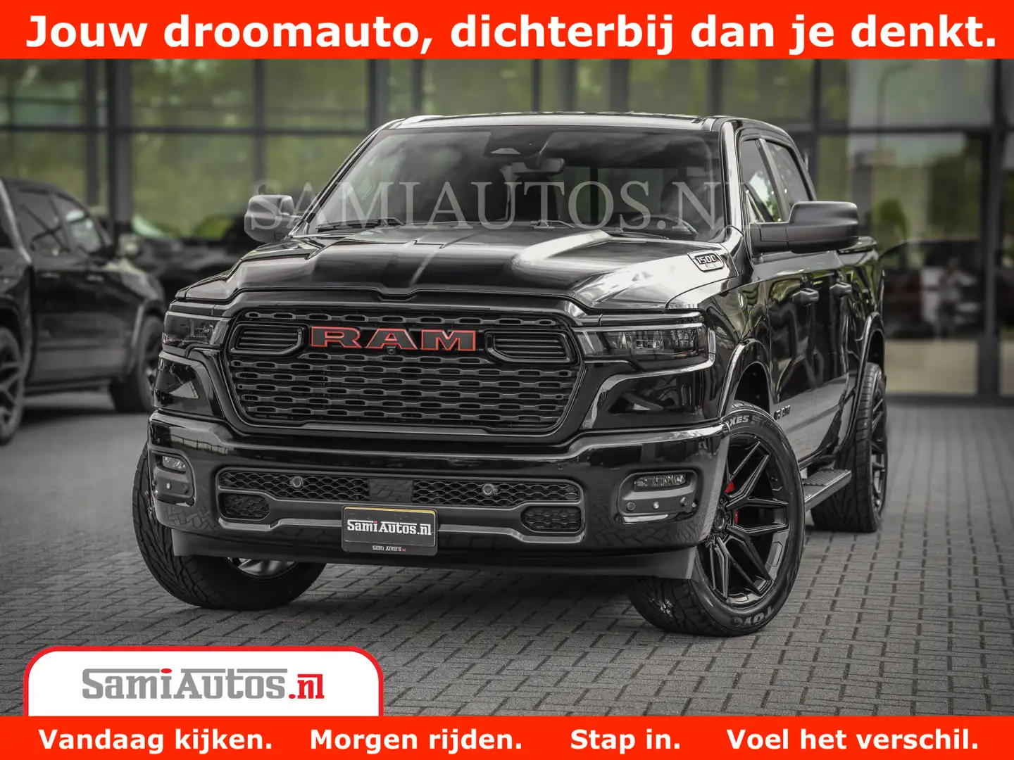 Dodge RAM TradesMan 6 Persoons Uitvoering | 420Pk 636Nm | Pi Zwart - 1
