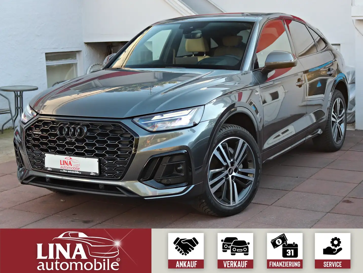 Audi Q5 Sportback 40 TDI Quat. S-Line B&O*HUD*VIRTUAL Grau - 1