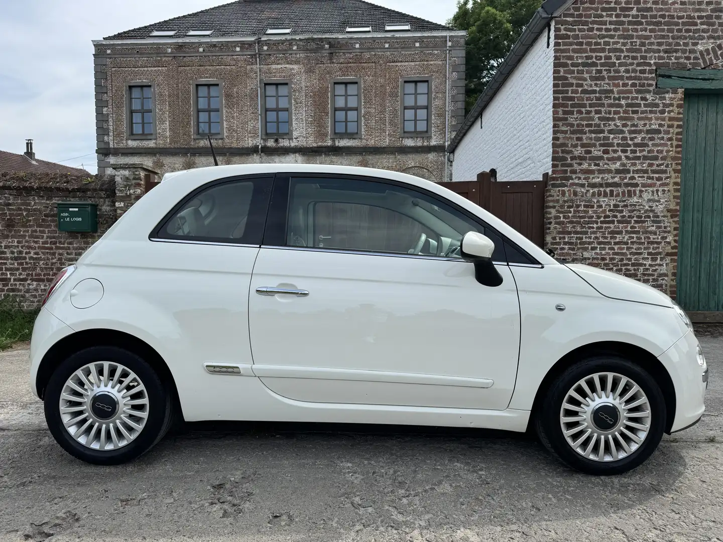 Fiat 500 1.2i *87.000 KM*AIRCO*GARANTIE* Blanc - 2