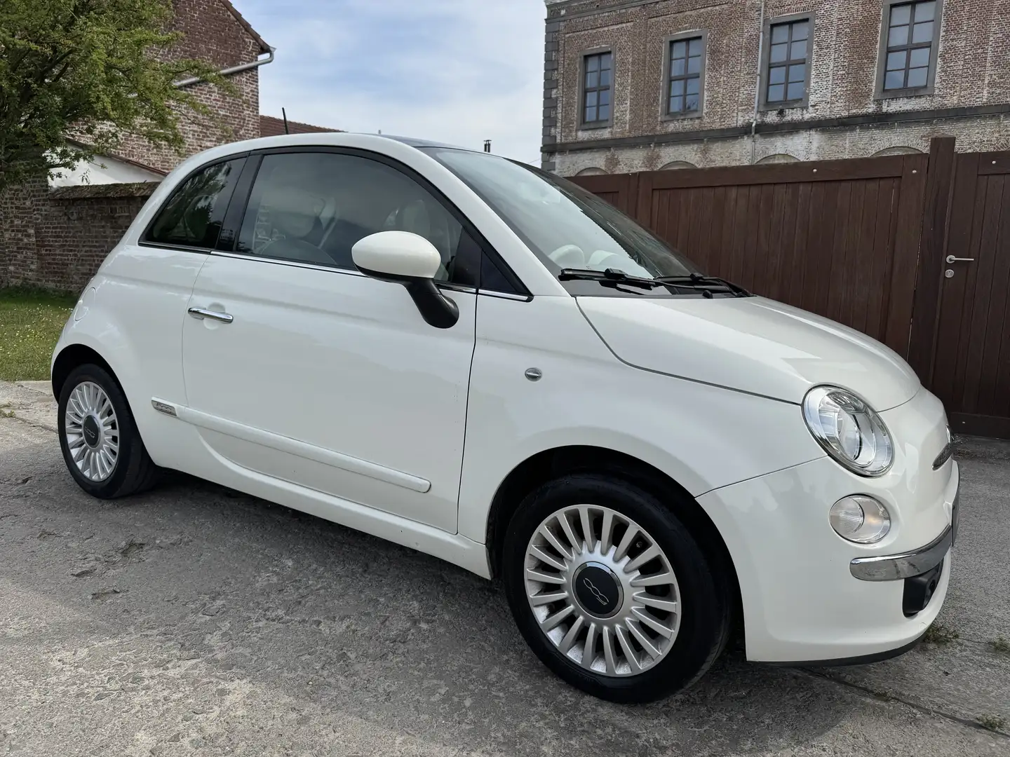 Fiat 500 1.2i *87.000 KM*AIRCO*GARANTIE* Blanc - 1