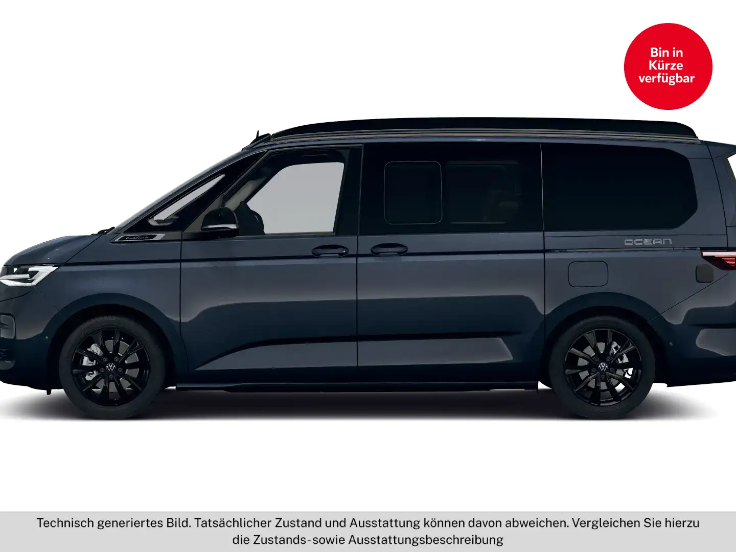 Volkswagen T7 California VW T7 California Ocean eHybrid 180 kW 4M Blau - 2