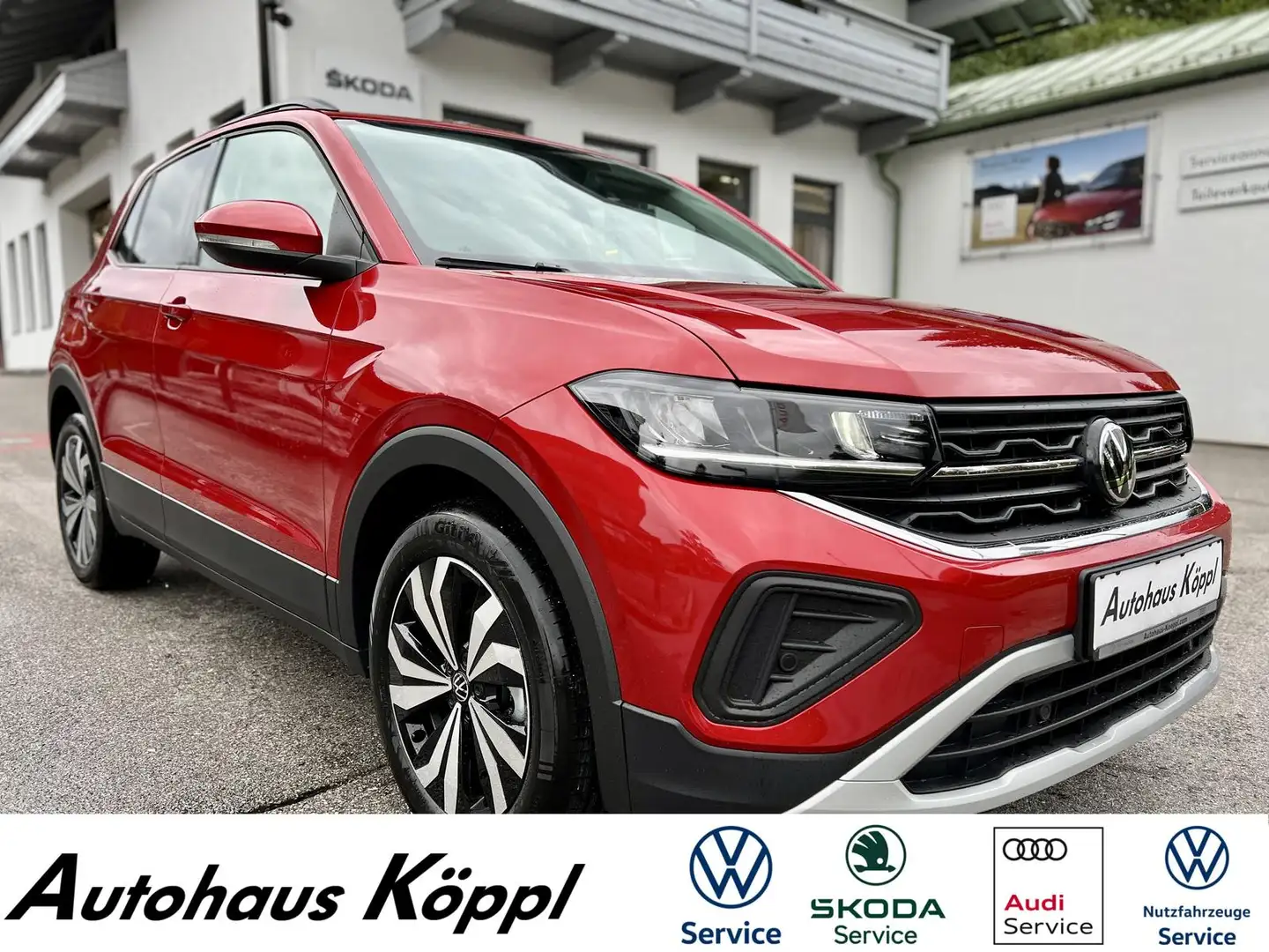 Volkswagen T-Cross 1.0 TSI DSG Life AHK RFK Ready2Discover Rood - 1