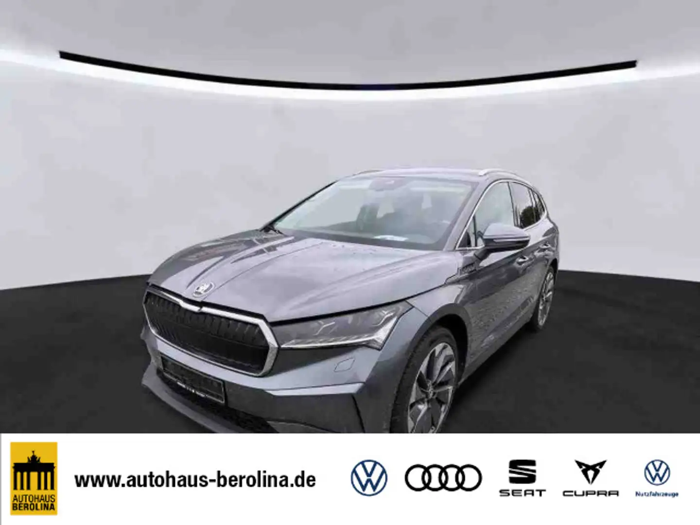 Skoda Enyaq iV 80 *MATRIX*ACC*AHK*R-CAM*NAV*SHZ* Grau - 1