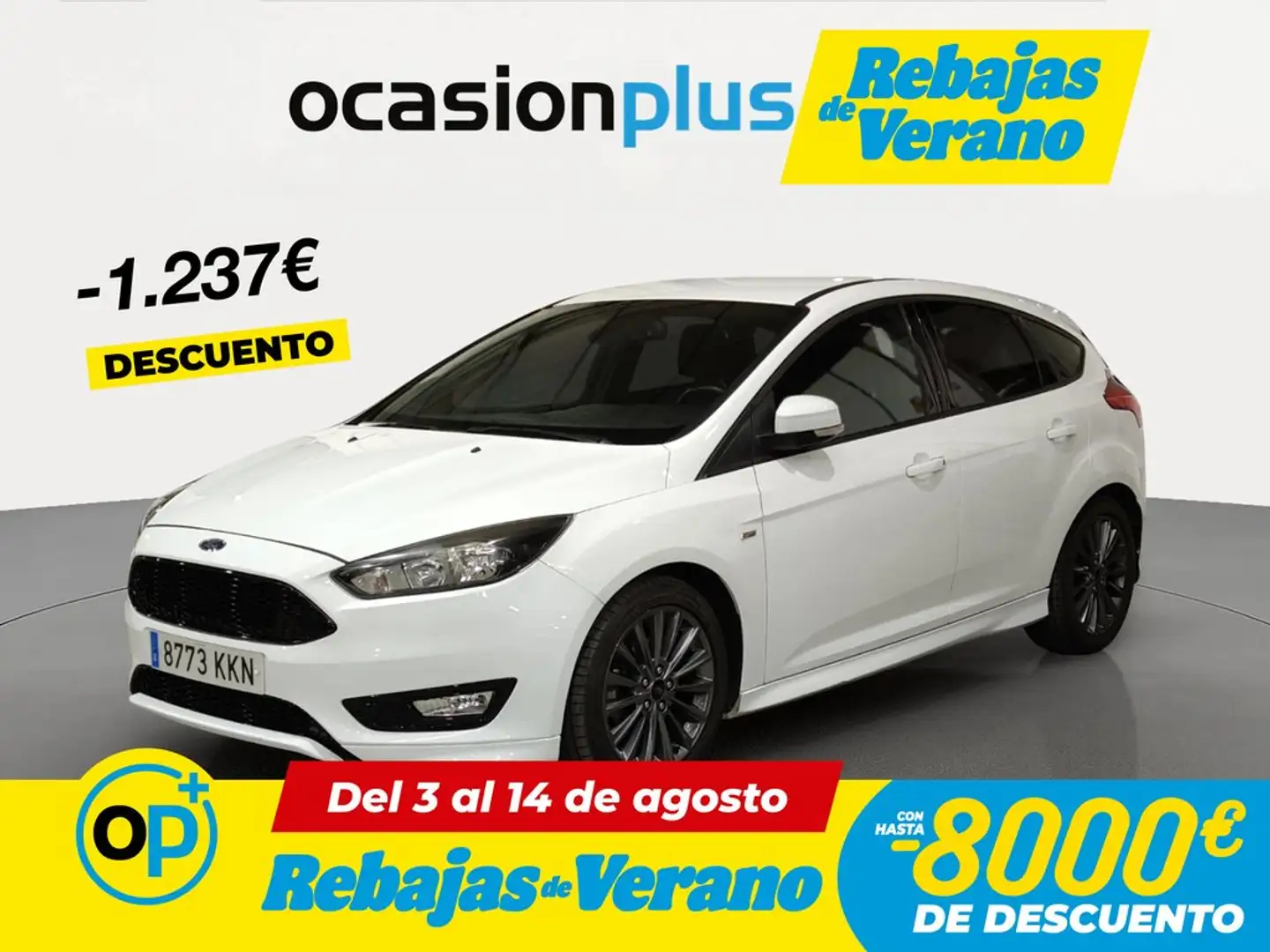 Ford Focus 1.0 Ecoboost Auto-S&S ST-Line 125 Blanco - 1