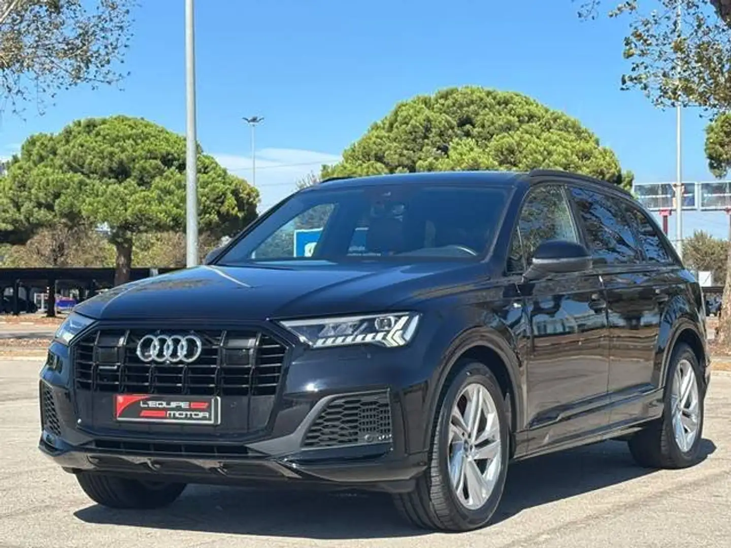 Audi Q7 60 TFSIe S line quattro tiptronic Negro - 2