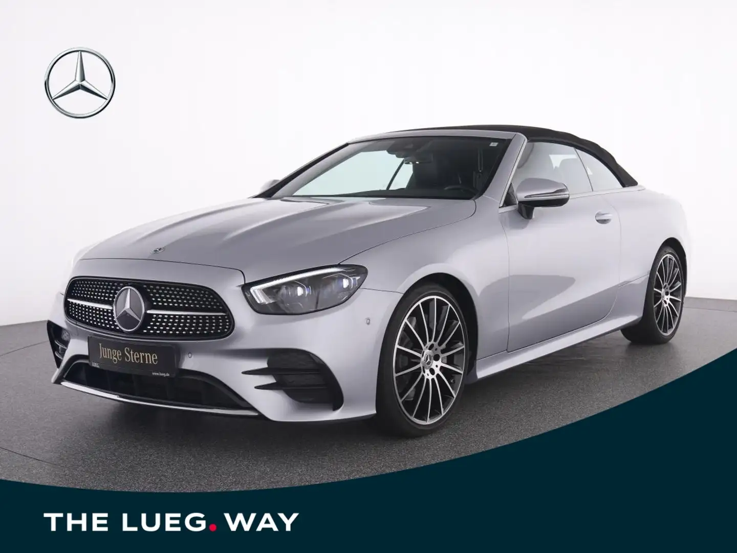 Mercedes-Benz E 300 Cabrio AMG+20"+MBeam+KeylGo+Memo+Totw+RFK+ Silber - 1