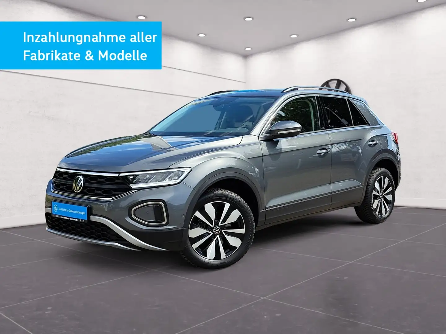 Volkswagen T-Roc Move 1.5 TSI DSG AHK NAV KAM ACC APP GJ-REIF PDC Grau - 2