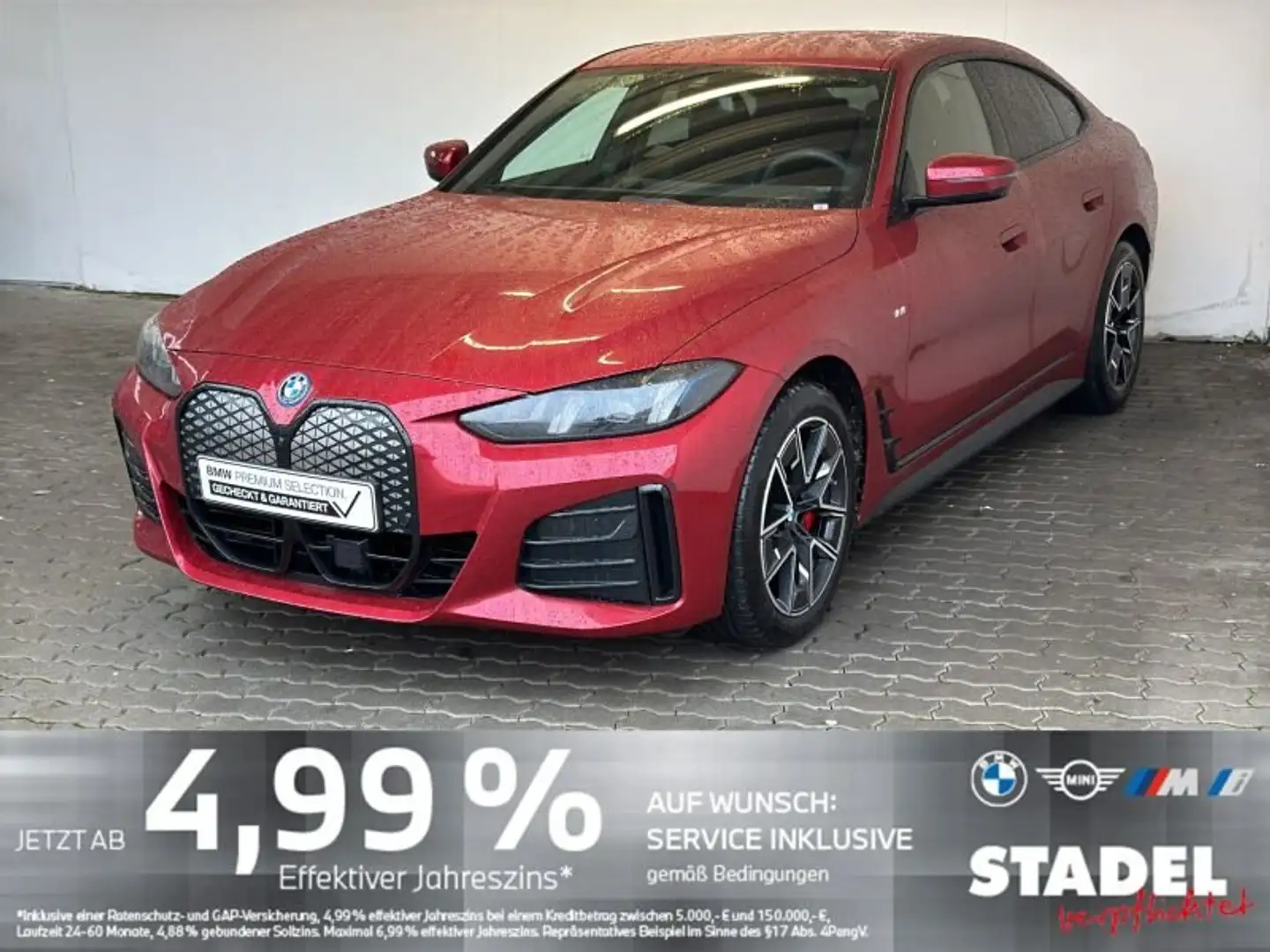 BMW i4 eDrive40 M Sport Navi.LED.360°.KomfZg.DriveAs Rot - 2