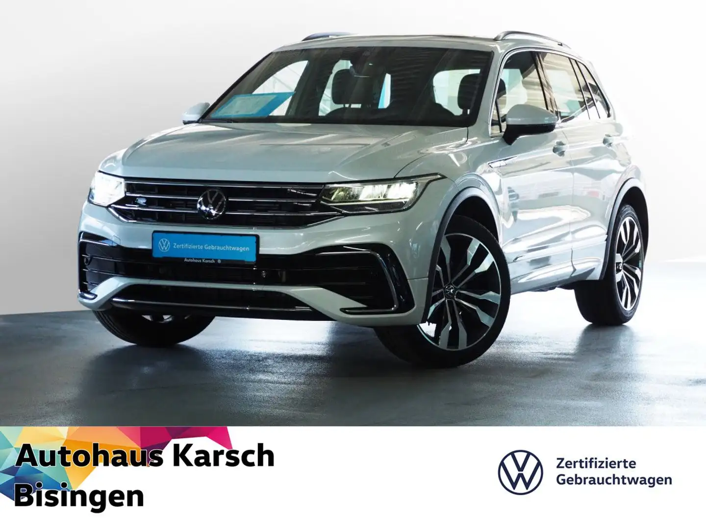 Volkswagen Tiguan 2.0 TDI DSG R-Line AHK, NAVI, PANOR.SD LED Weiß - 1
