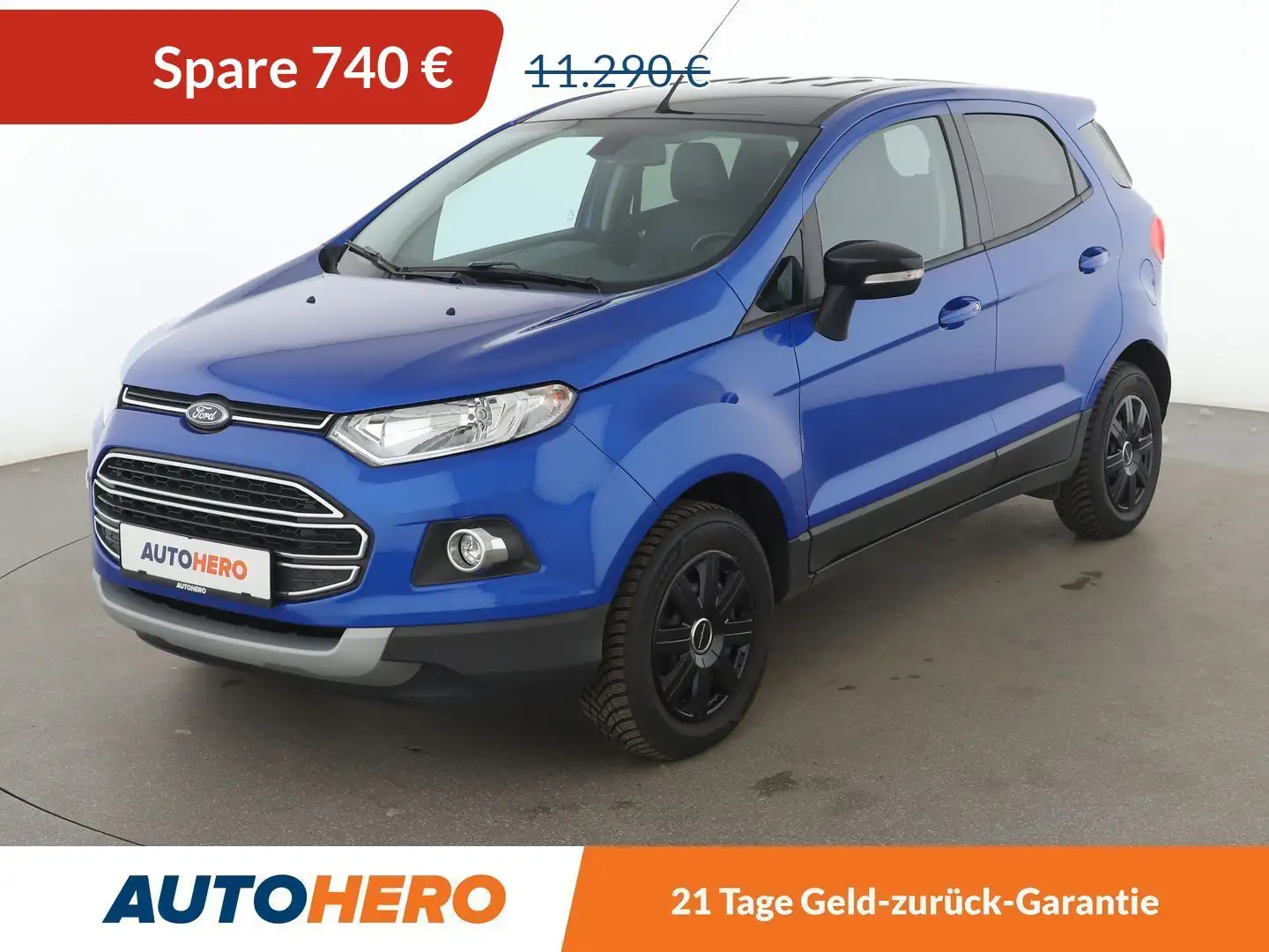 Ford EcoSport 1.0 EcoBoost Titanium*NAVI*CAM*SHZ*AHK*KLIMA* Blau - 1