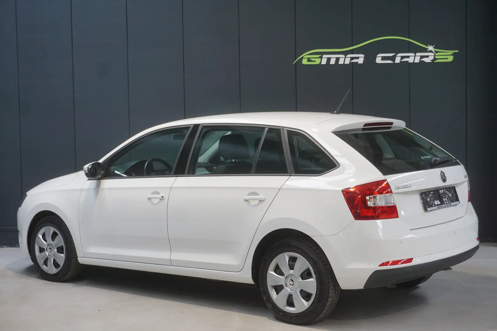 Skoda Rapid/Spaceback 1.2 TSI  Automaat-Navi-PDC-Airco-2017-Garantie Wit - 2