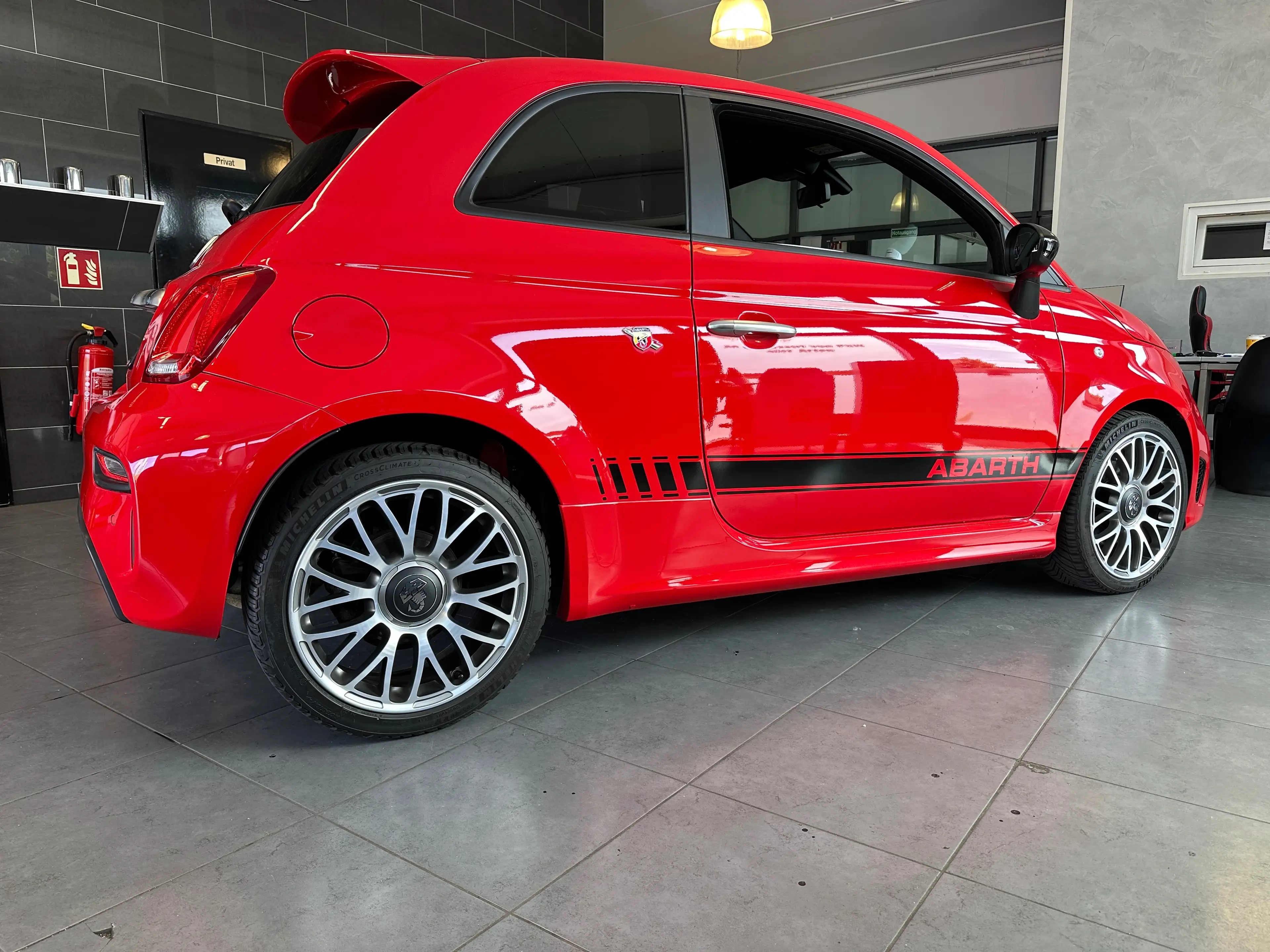 Abarth 500 595 Basis Alu Scheckheft Estetico Rosso — photo 2