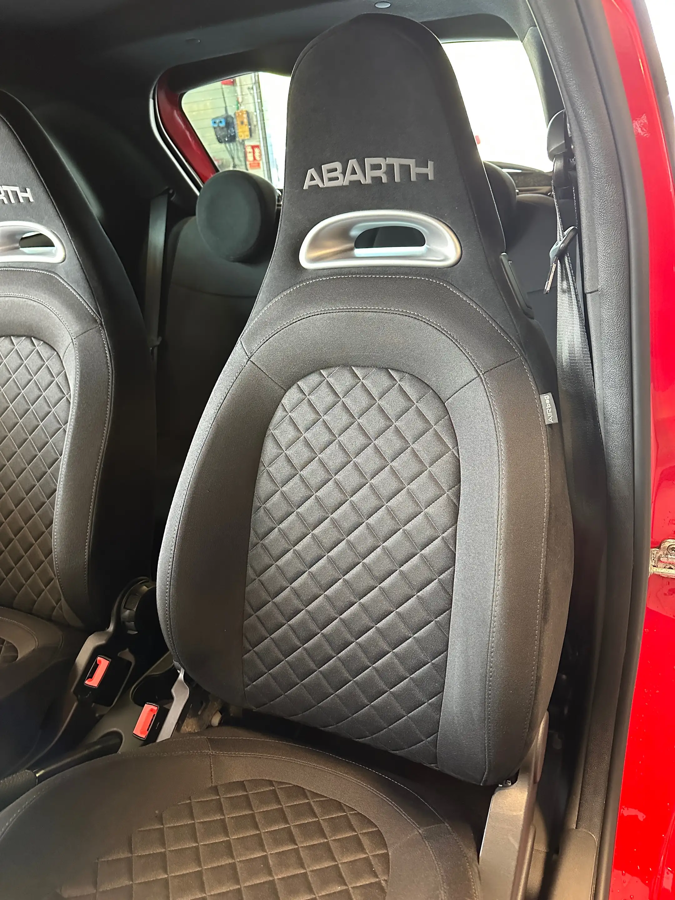 Abarth 500 595 Basis Alu Scheckheft Estetico Rosso — photo 8
