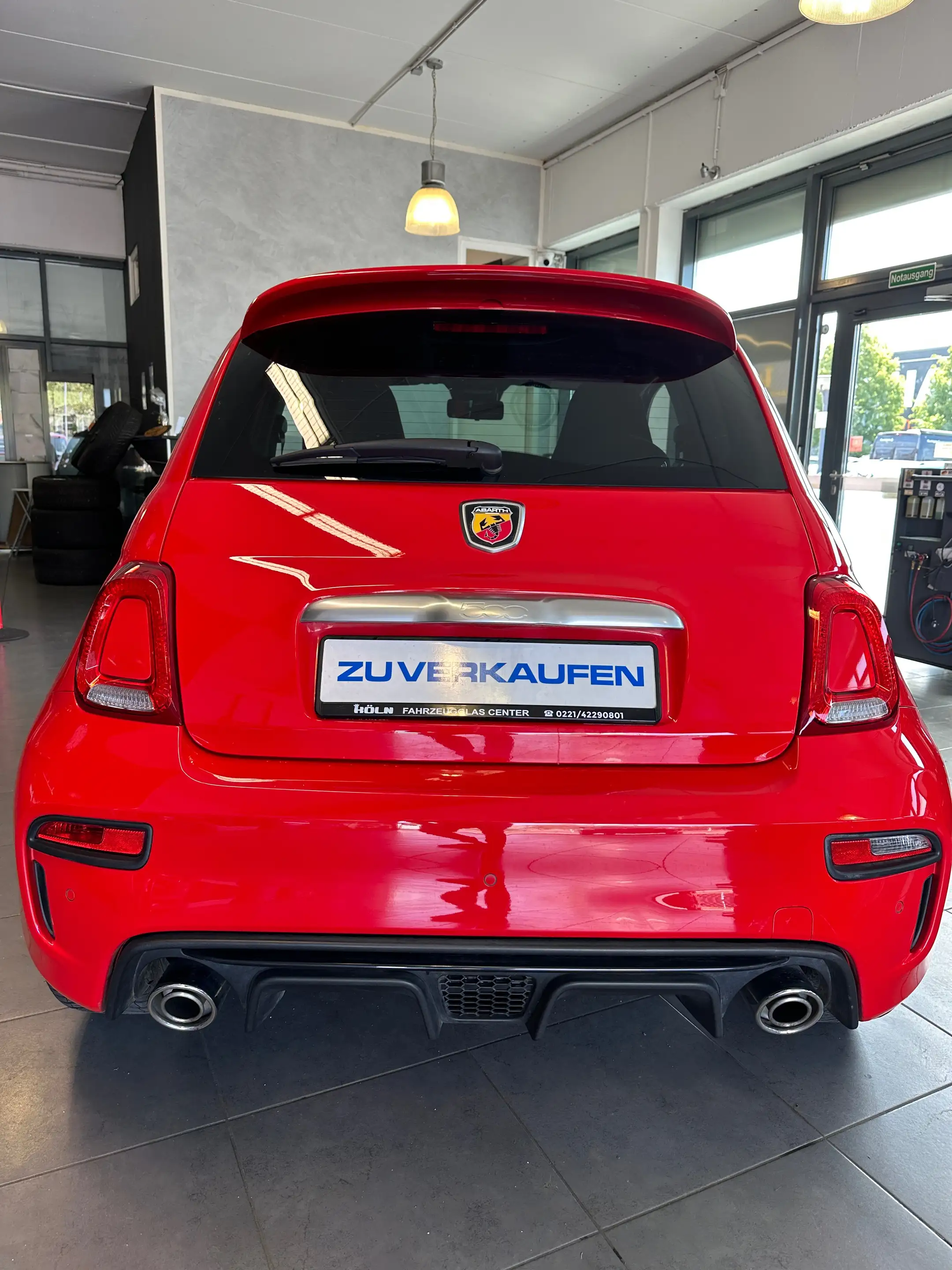 Abarth 500 595 Basis Alu Scheckheft Estetico Rosso — photo 4