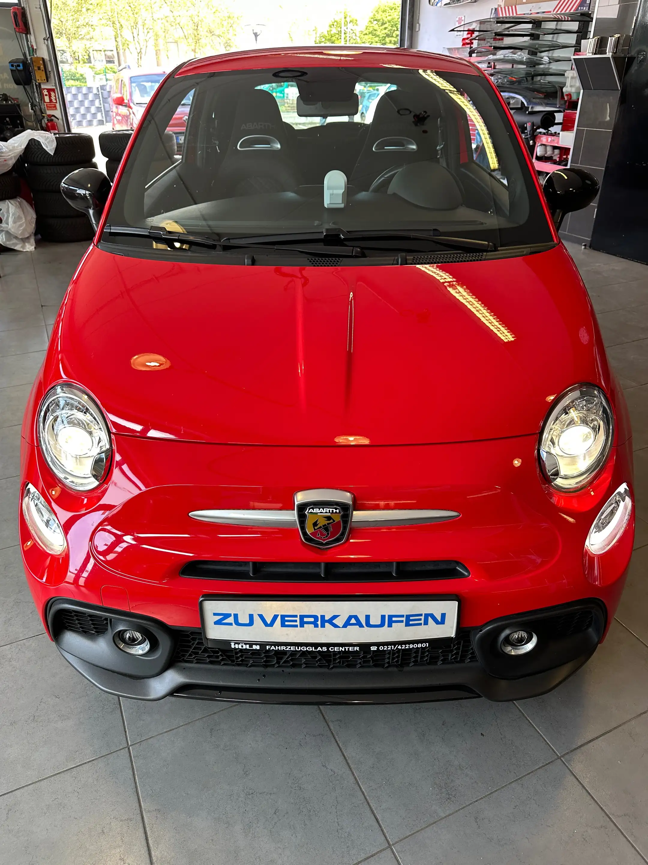 Abarth 500 595 Basis Alu Scheckheft Estetico Rosso — photo 5
