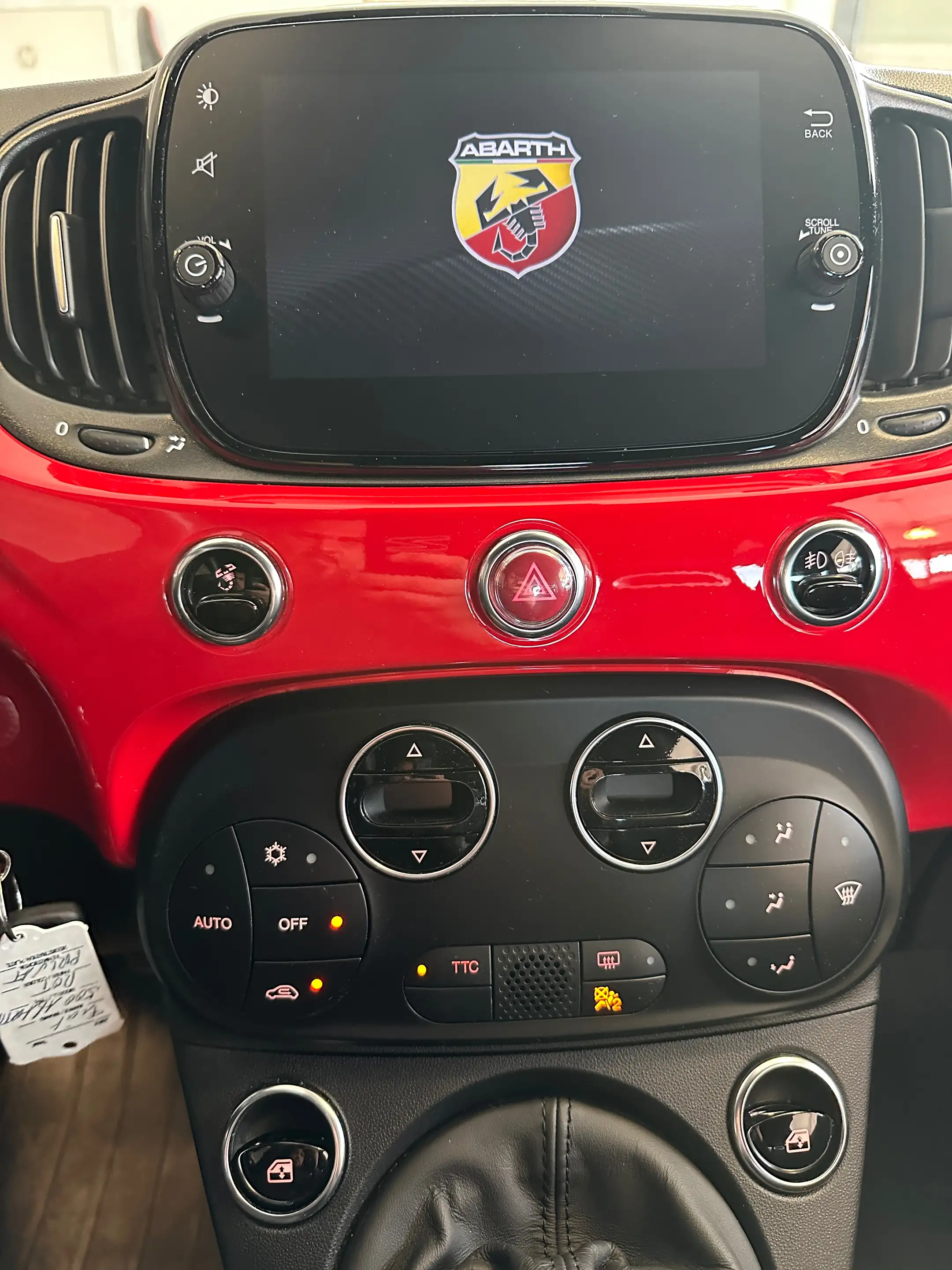 Abarth 500 595 Basis Alu Scheckheft Estetico Rosso — photo 13