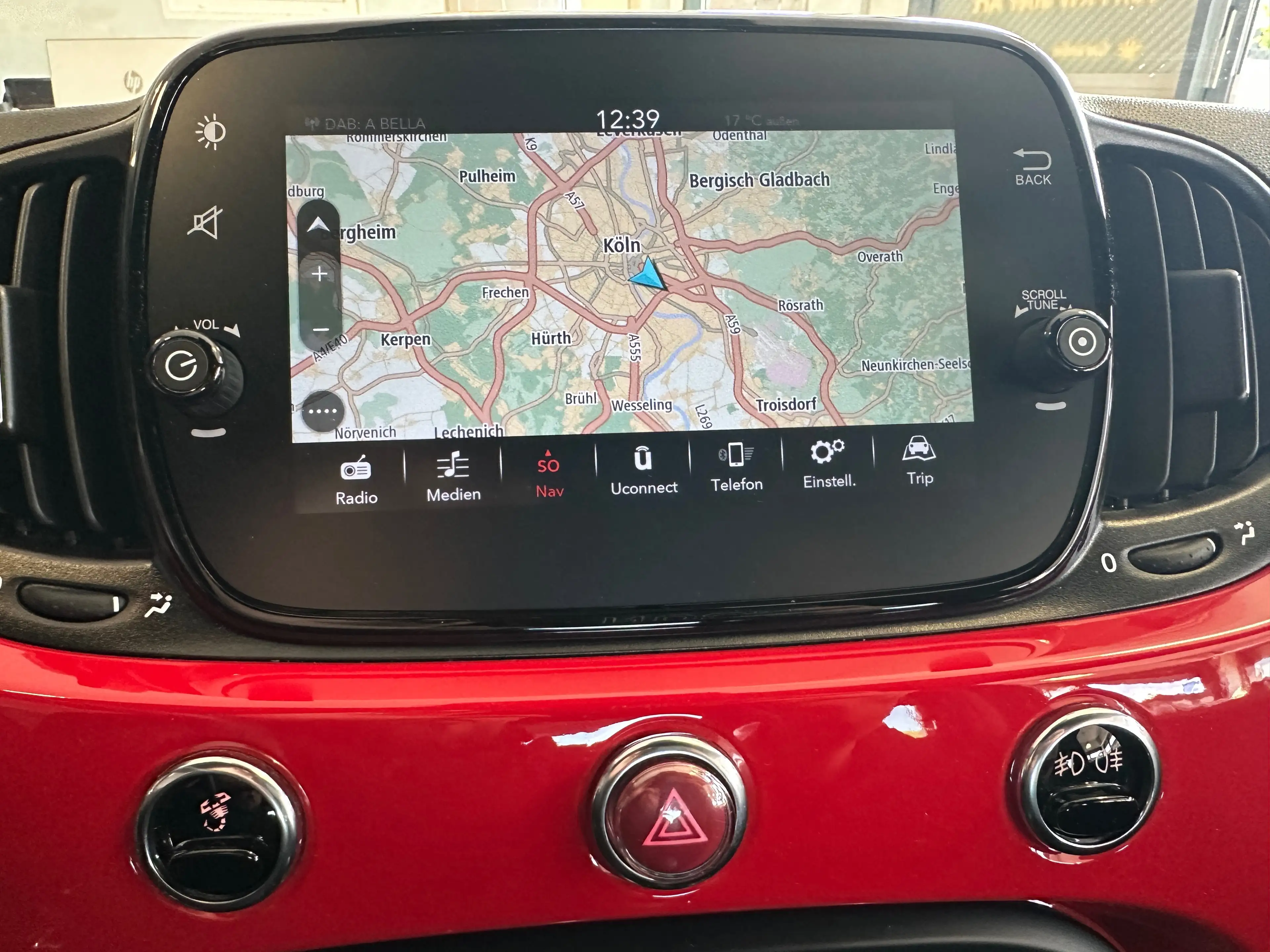 Abarth 500 595 Basis Alu Scheckheft Estetico Rosso — photo 12