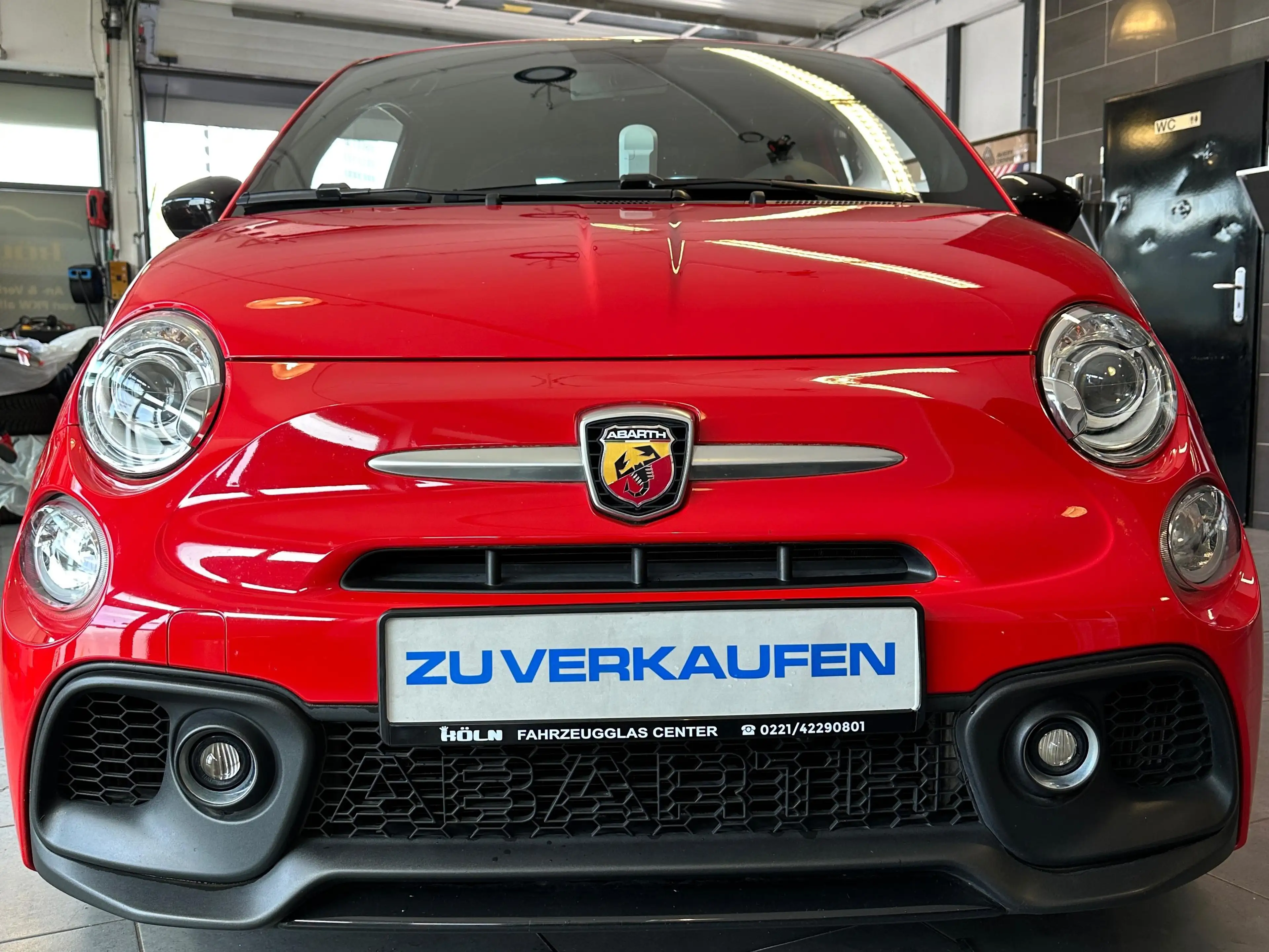 Abarth 500 595 Basis Alu Scheckheft Estetico Rosso — photo 3