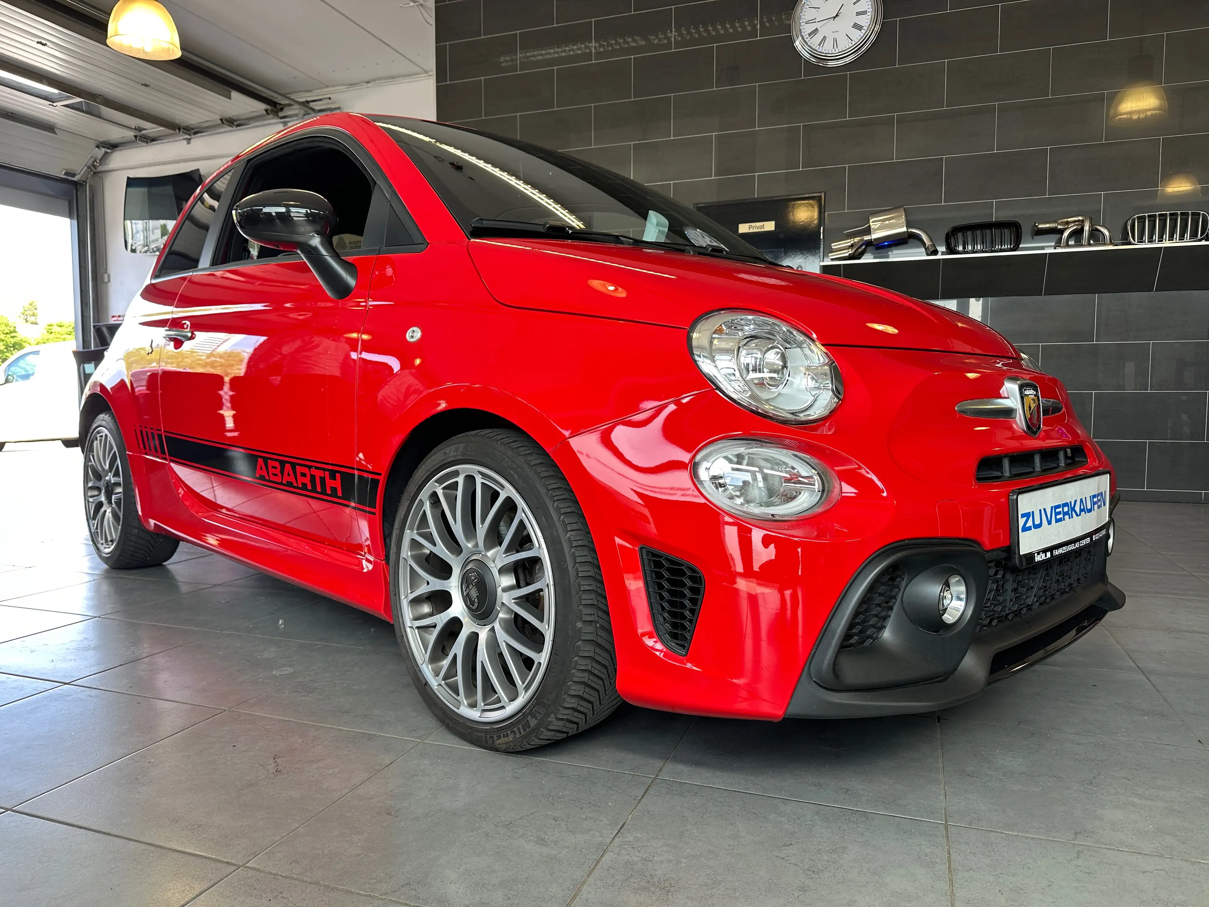Abarth 500 595 Basis Alu Scheckheft Estetico Rosso