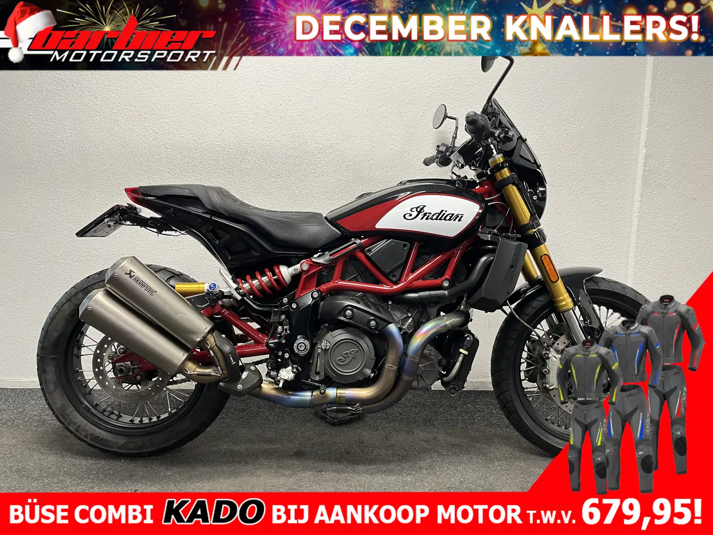 Indian FTR 1200 S Červená - 1